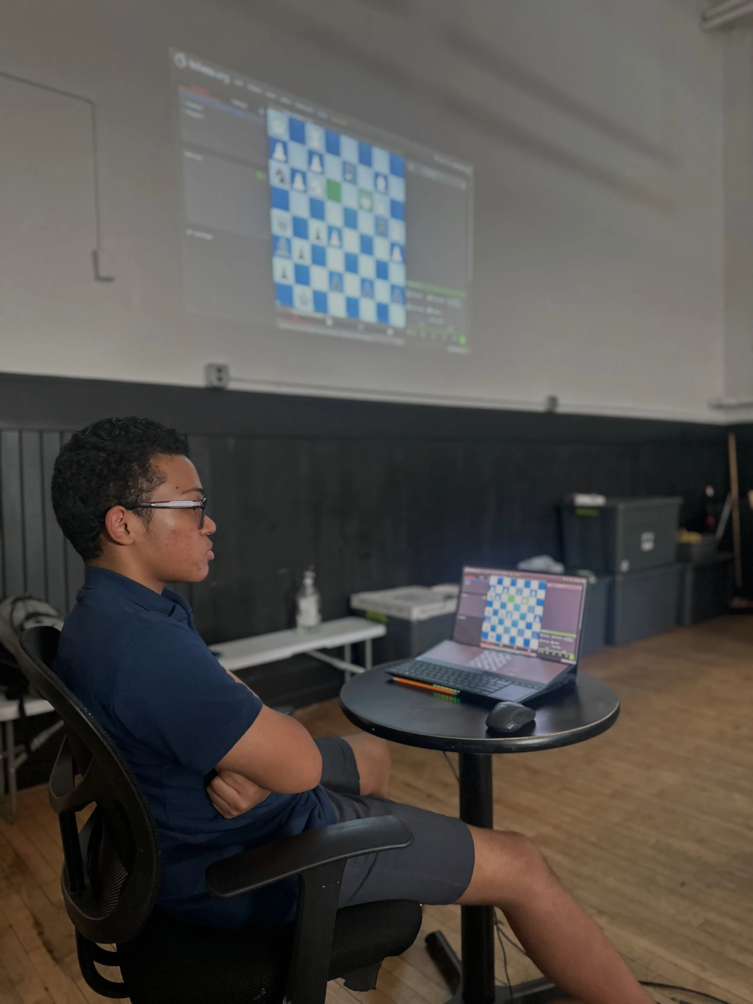From the simul board&hellip; to the other side of the table.

Today our Elite Camp had a very special visitor: Grandmaster Brewington Hardaway, now just 17 years old!

Brew spent his summers training with us as a kid&mdash;learning, competing, asking