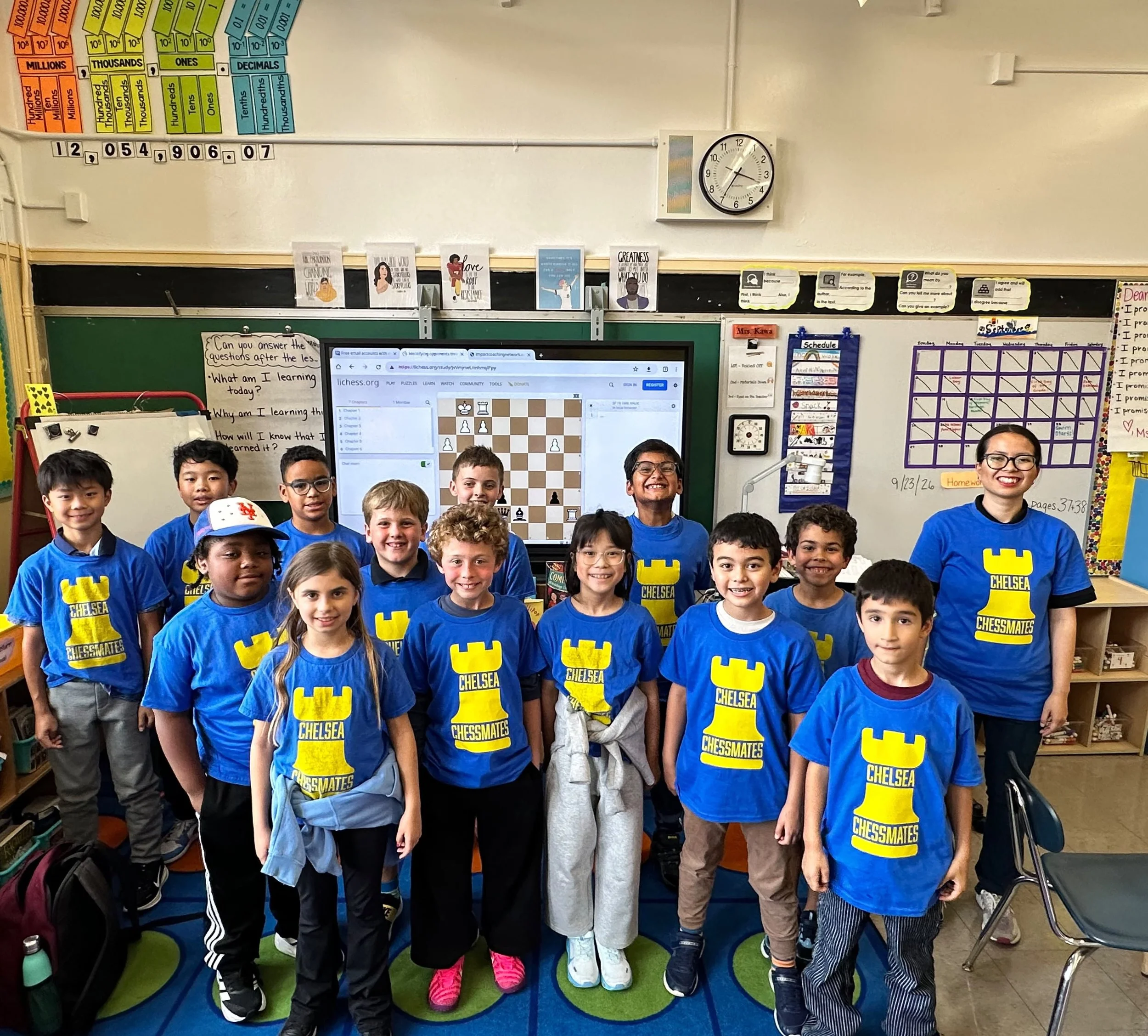 And we are LIVE 🔥🔥 Best of luck to our PS 11, Chelsea ChessMates!!