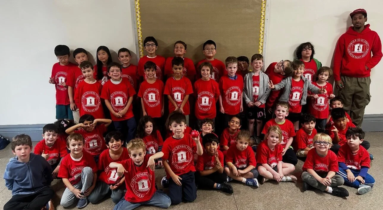 PS 40 launches their 2nd day of chess adding Tuesday to the already existing Thursday club! Watch out for this crew! #ps40chess #thefuture