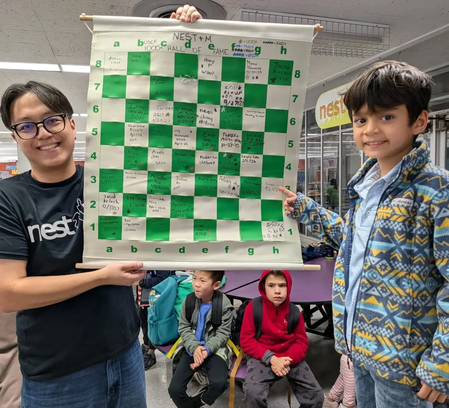 Congratulations Lincoln!! He broke 1000+ after school ended, and finally claimed his spot on our Hall of Fame board! 💪