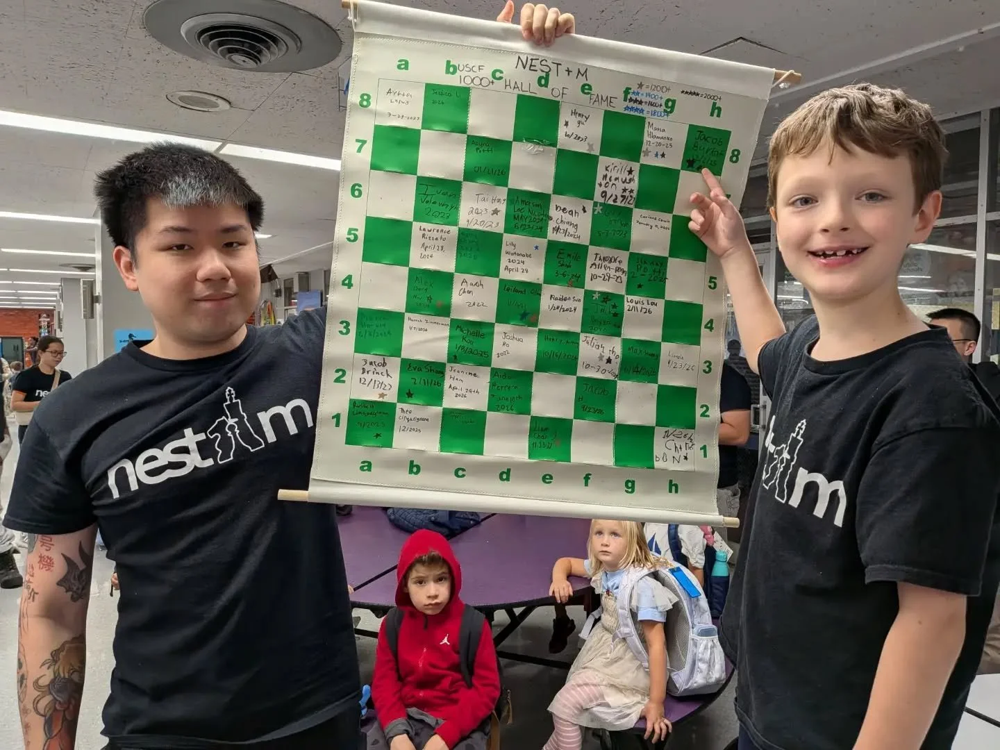 Champion Jacob B! After a long intense summer of 10 weeks of chess camps, his rating jumped to 1220 => 1449 USCF! 💪⭐⭐