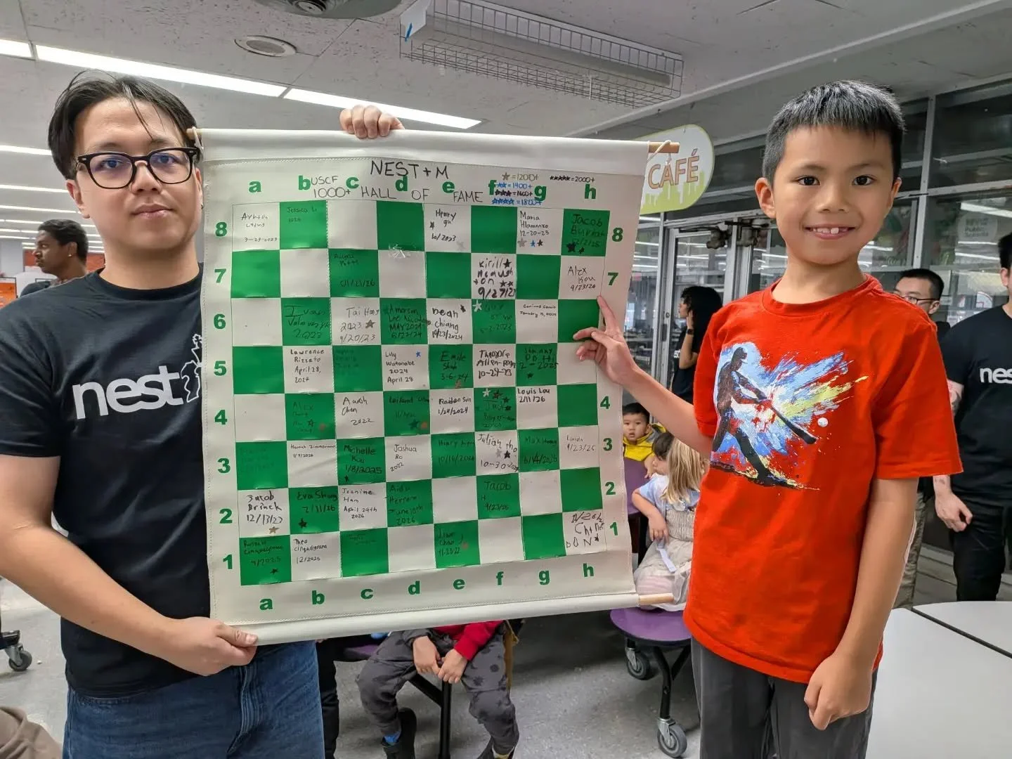 Watch out for Alex K! Reaching a peak of 1150, he'll quickly shoot to 1200 USCF rating soon! 💪 Congratulations on joining the 1000+ Hall of Fame!