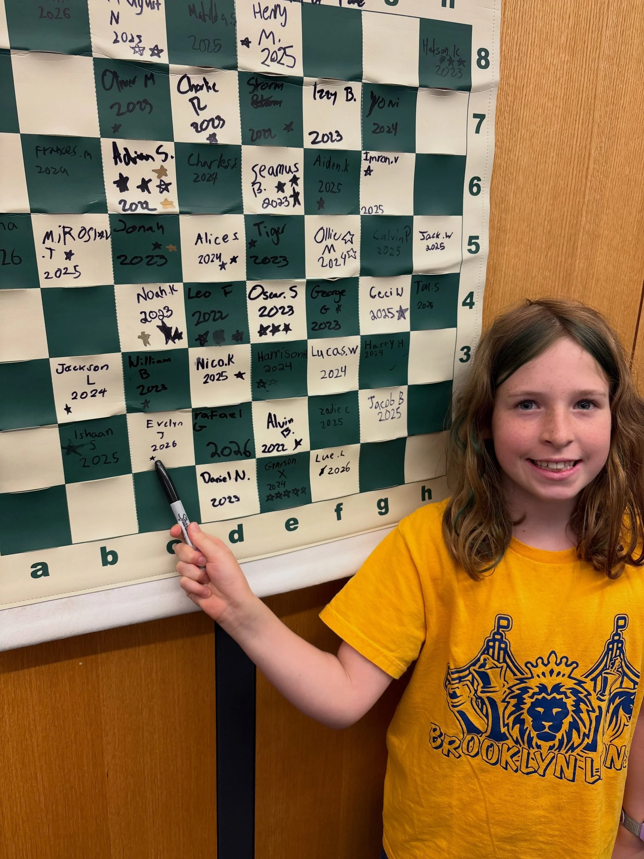 Congratulations Evelyn! PS 130 Lion Evelyn reached 1200 USCF after a strong summer 🦁

Watch out for Evelyn as she leads a strong team at Girls States and Nationals! 

#1200plususcf #ps130chess