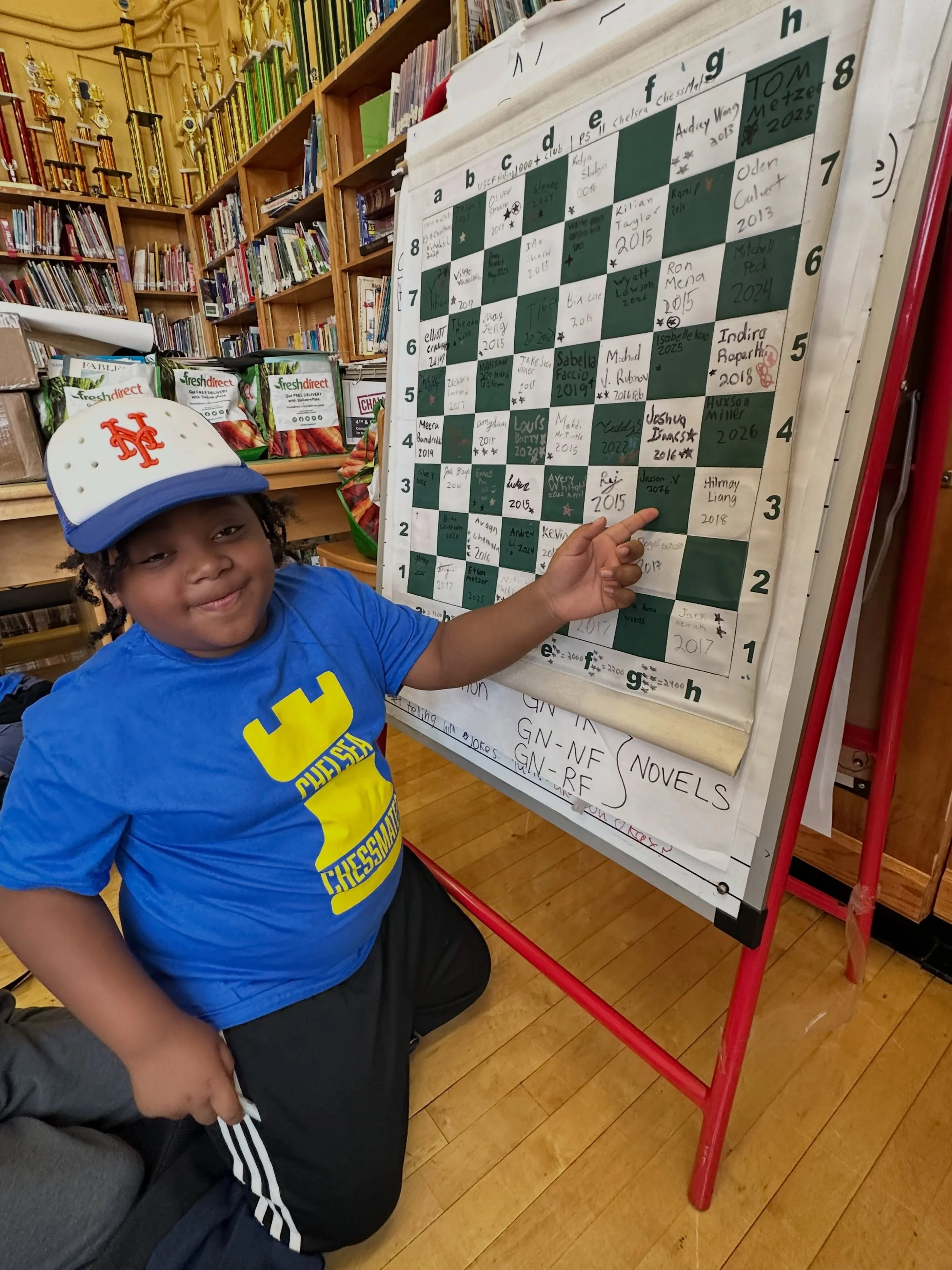 Celebrations are in order for Jaxson who broke 1000 uscf and is now a PS 11 Hall of Famer! #chelseachessmates #ps11chess #1000plususcf  @chelseachessmates