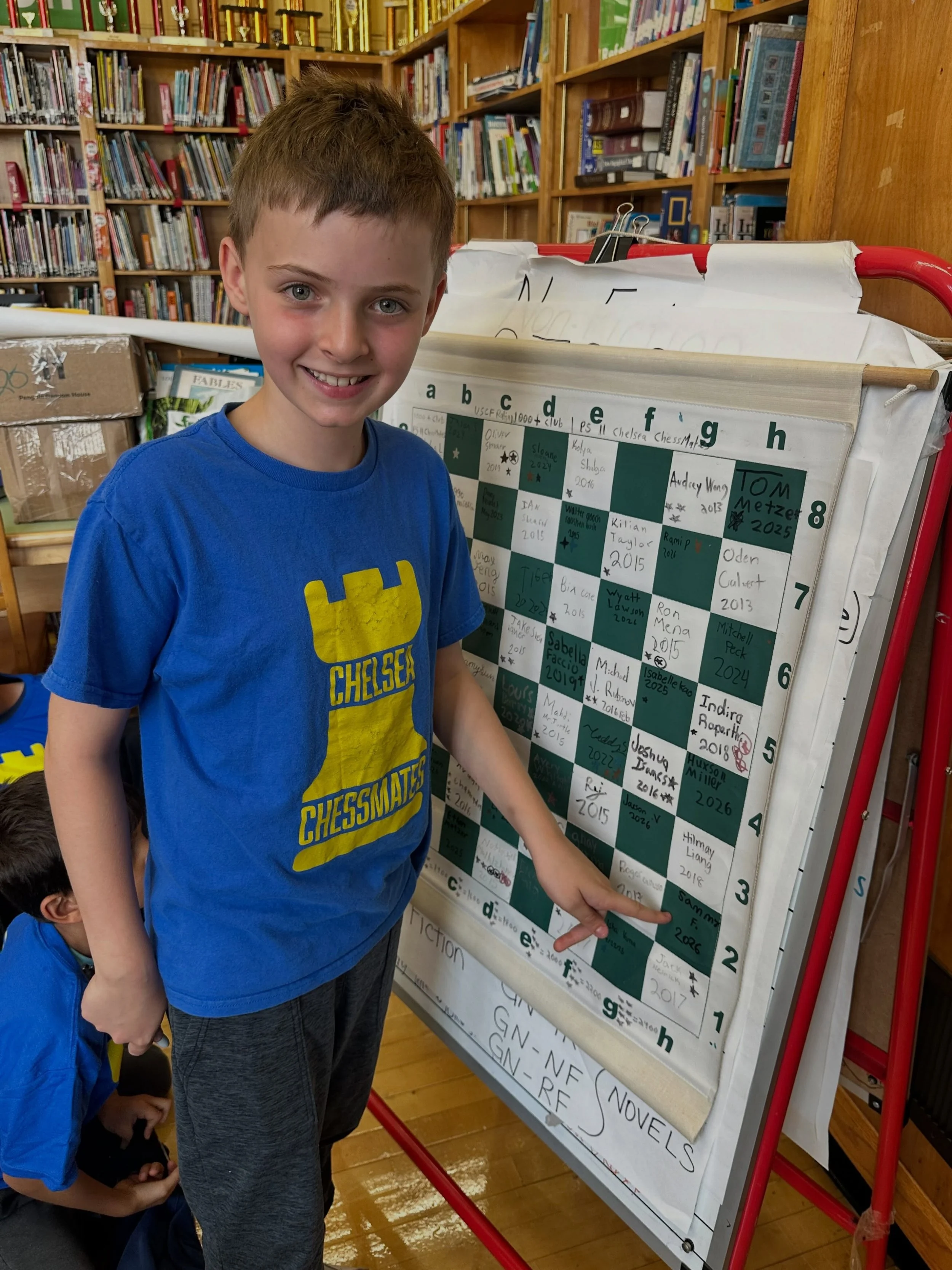 Huge shoutout to Sammy on breaking 1000 uscf this past summer! Sammy has huge goals for his 5th grade year! Well done #ps11chess #chelseachessmates #1000plususcf #legendsoftomorrow