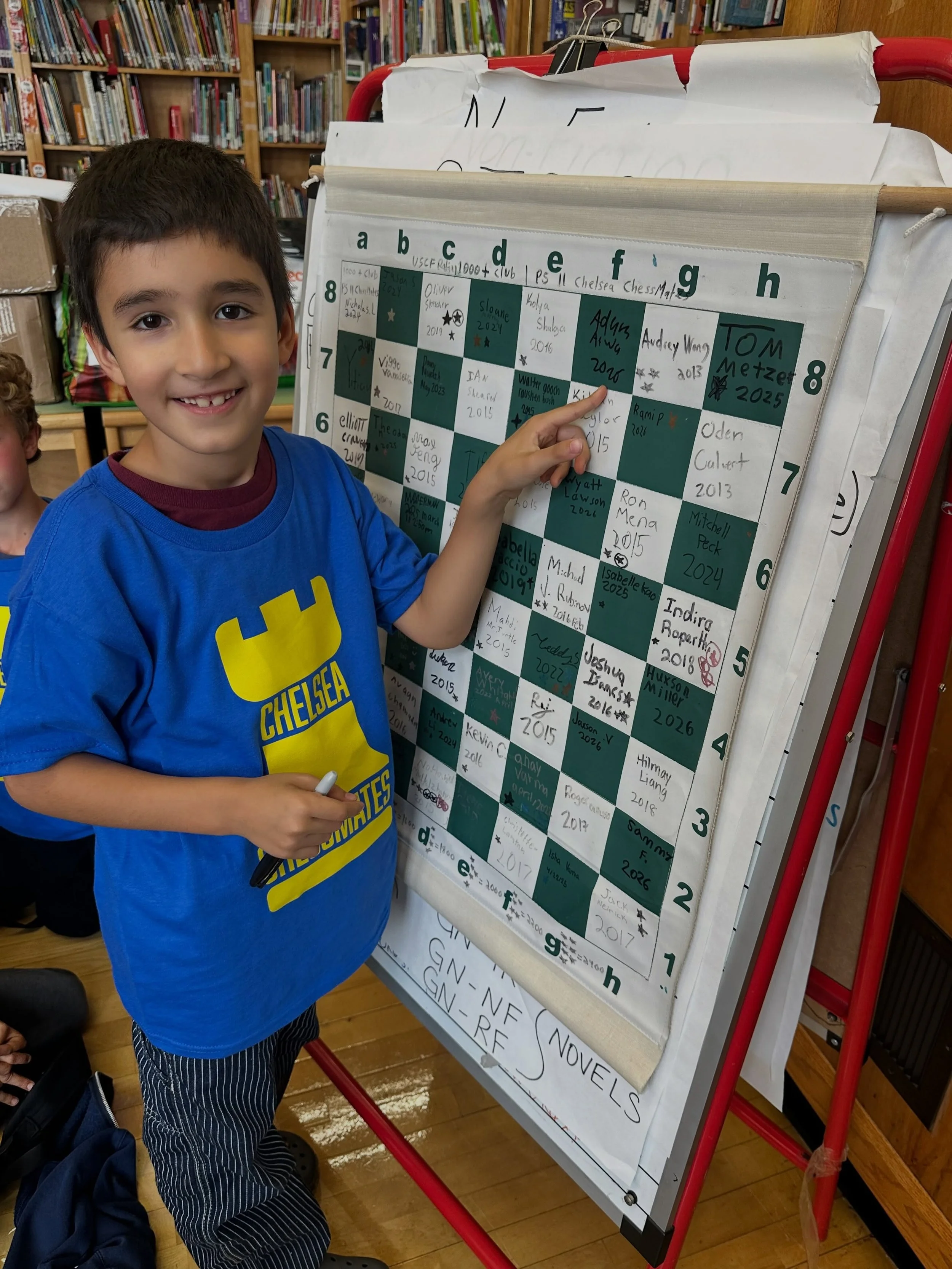 Huge shoutout  to Adam who broke 1000 this past summer! Adam is entering the school year as PS 11s board 2 for 2nd grade! Well done Adam! #ps11chess #chelseachessmates #halloffame #legendsoftomorrow #1000plususcf