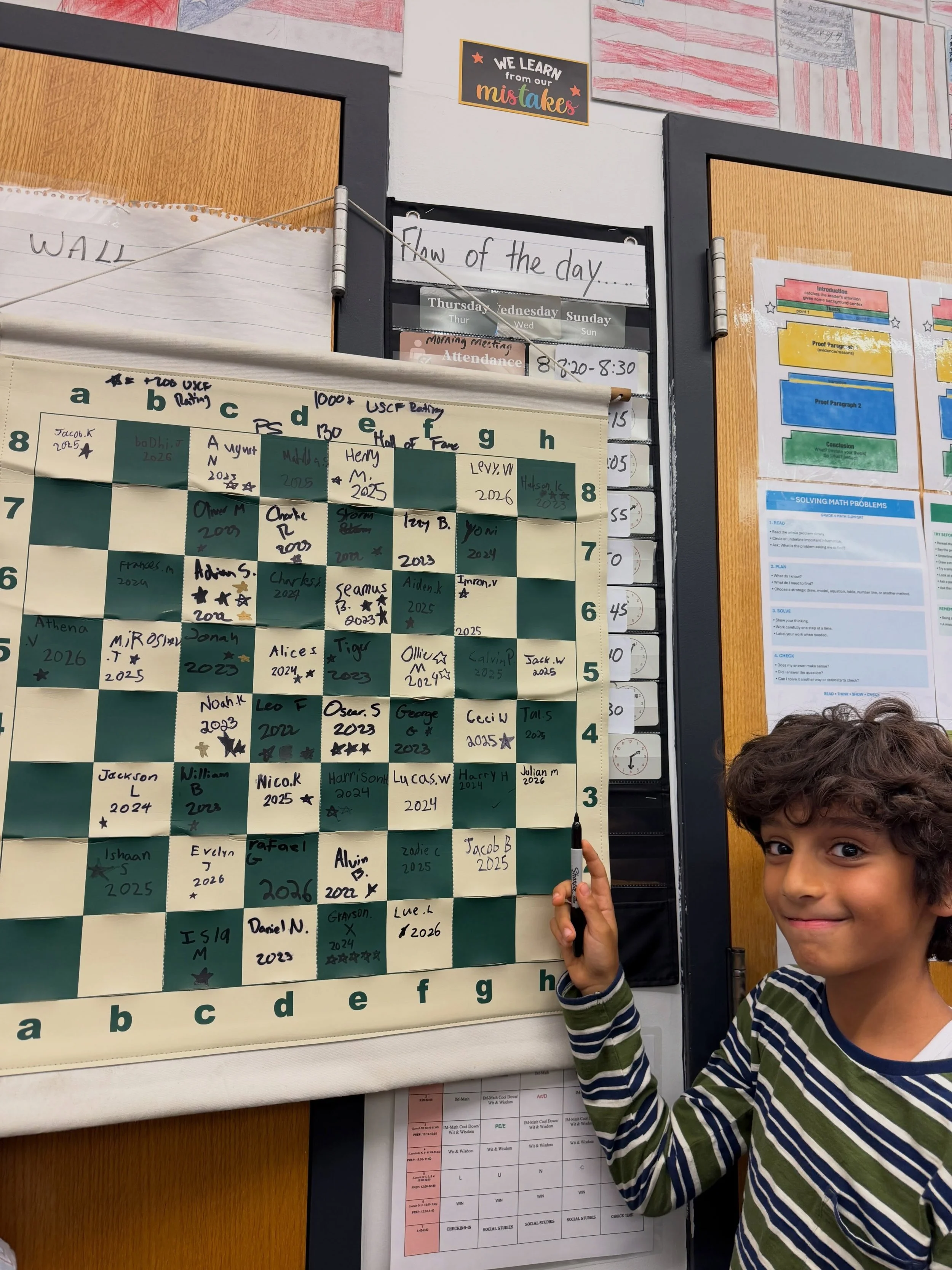 Congratulations PS 130K Julian for breaking 1000 USCF at this past weekend&rsquo;s Grand Prix! 

#1000plususcf #ps130chess 

Congratulations to PS 130K Rafa for breaking 1200 USCF and getting to add his first star to his hall of fame square 🦁

#1200