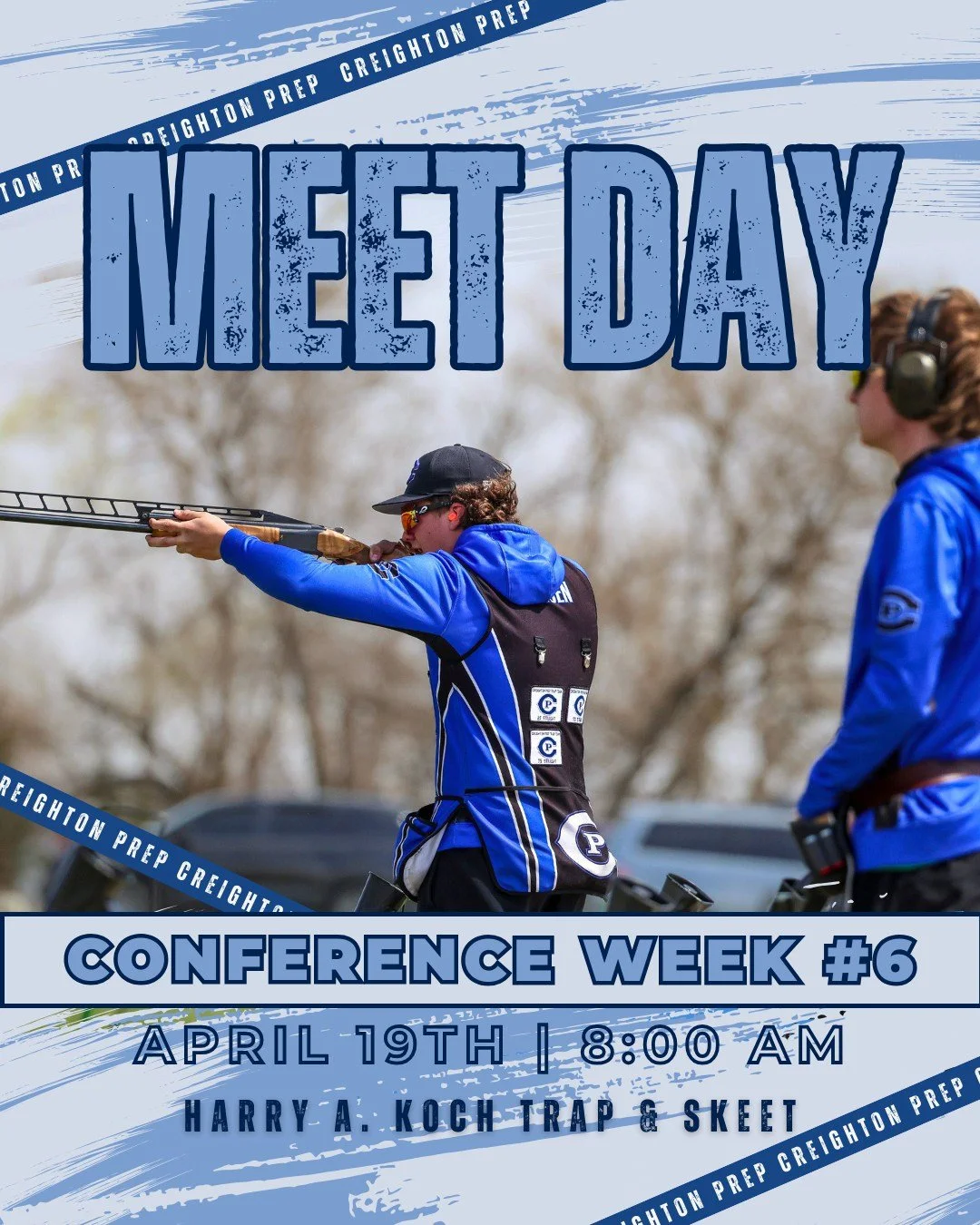 The last conference meet is here. Come on out to cheer on the boys in blue!