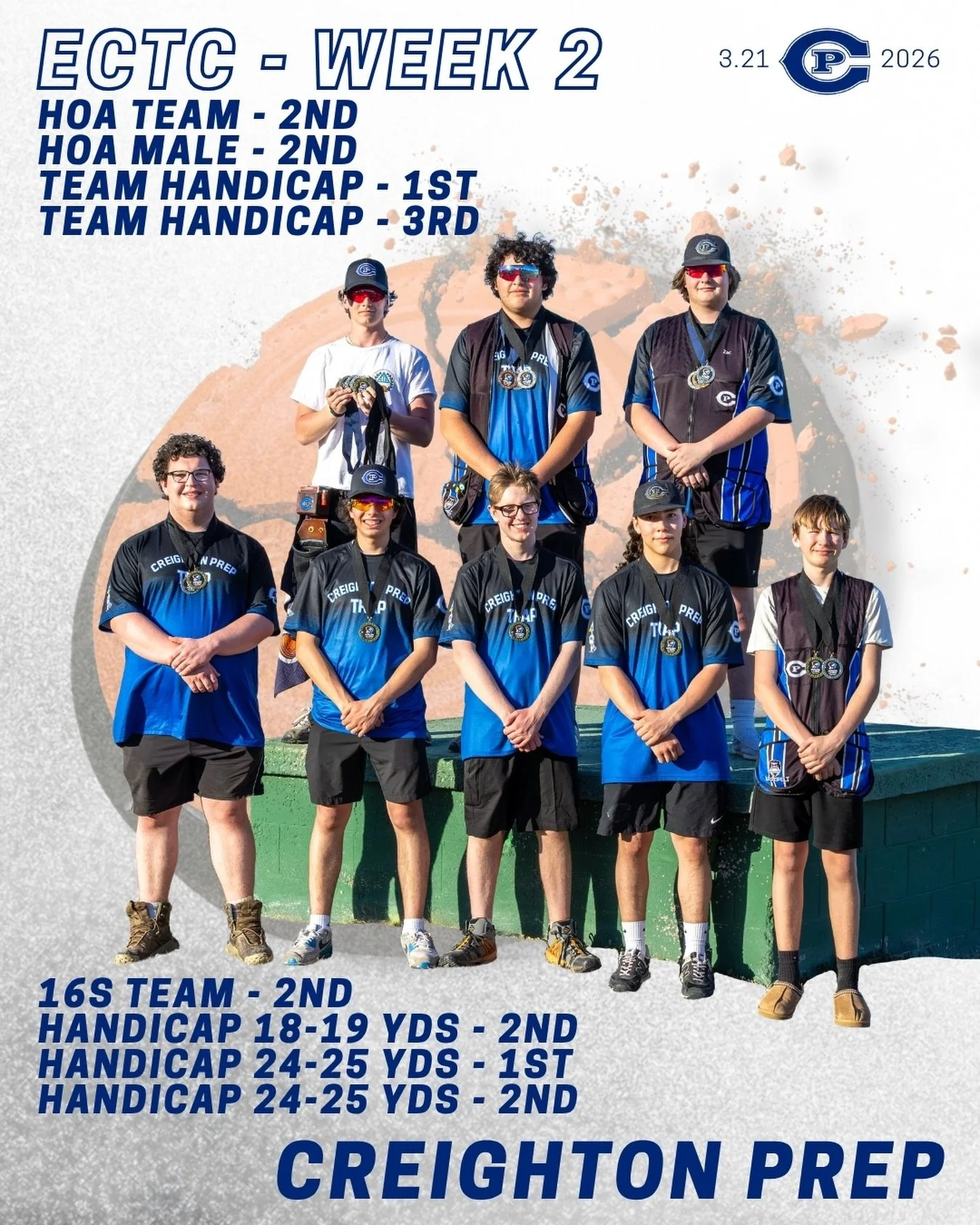 Long day. Hot sun. Zero excuses. The Boys in Blue showed UP at our first All-Conference meet of the season and let the results do the talking! 💪
Team Handicap &mdash; 1st Place
16s Team &mdash; 2nd Place
HOA Team &mdash; 2nd Place
HOA Male &mdash; 2
