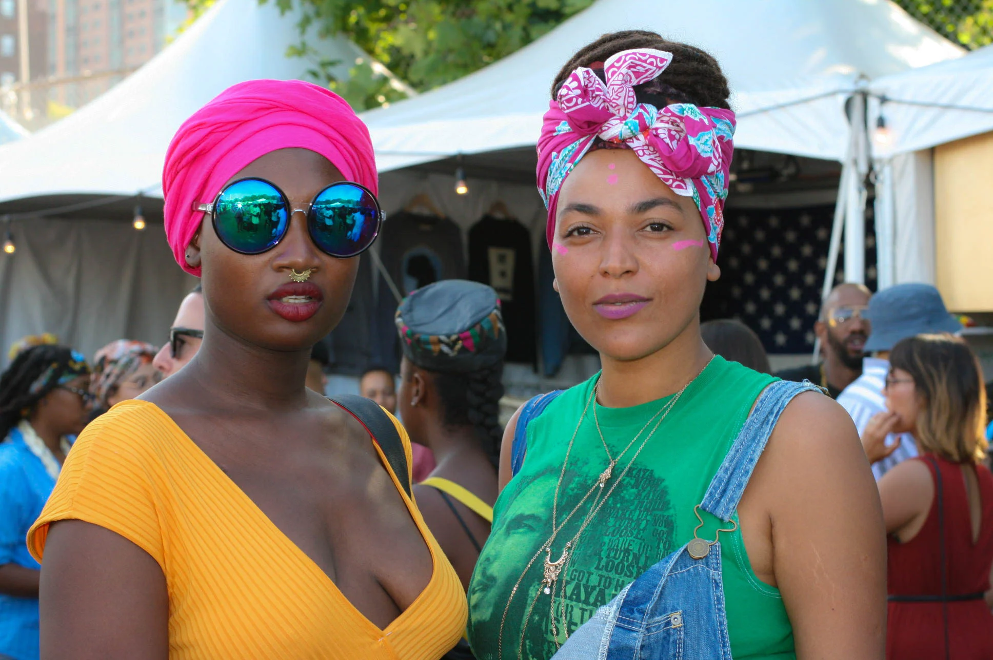 @caxmee & friend at #afropunkfest .