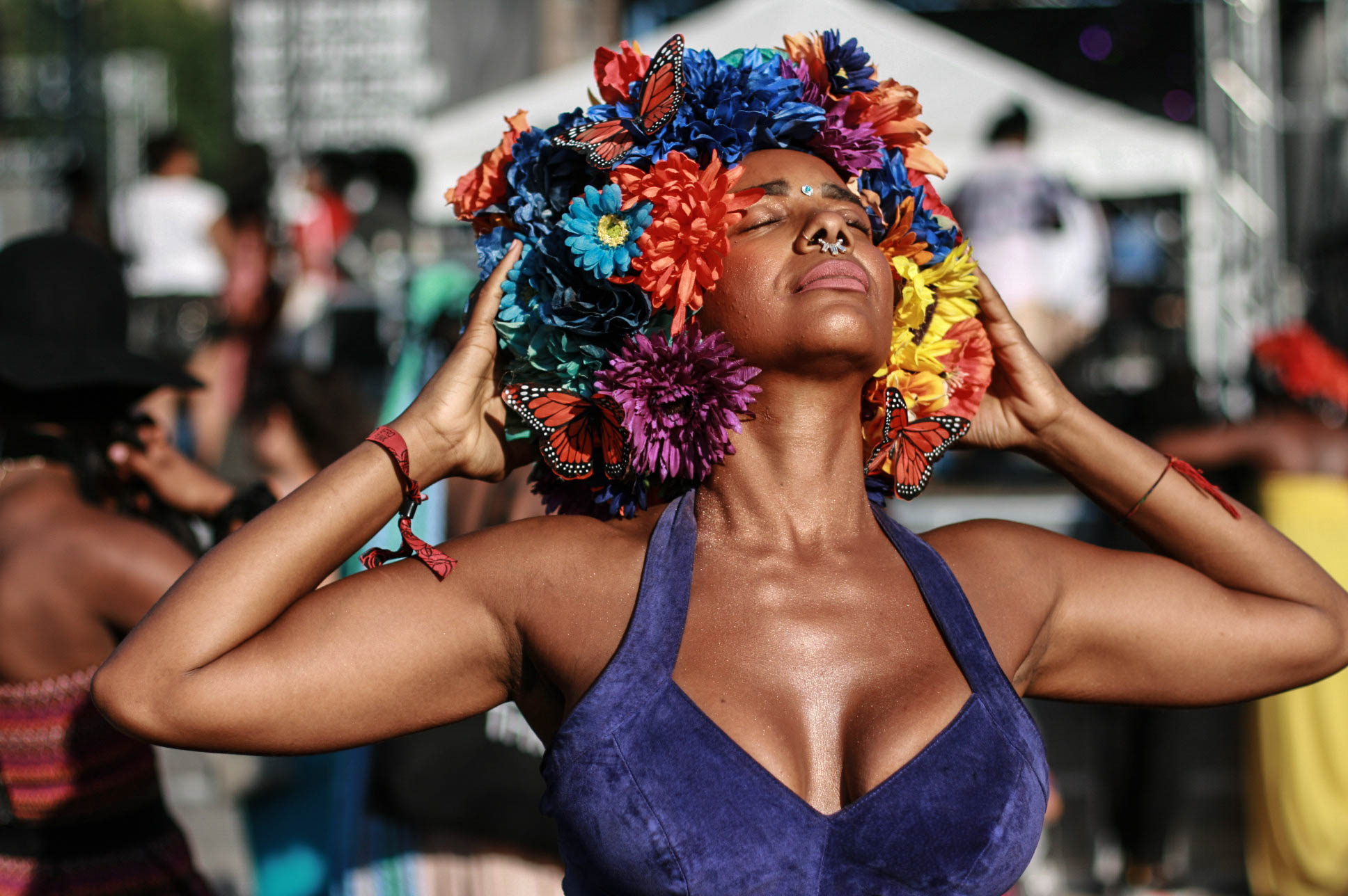 Beautiful people at #Afropunkfest .