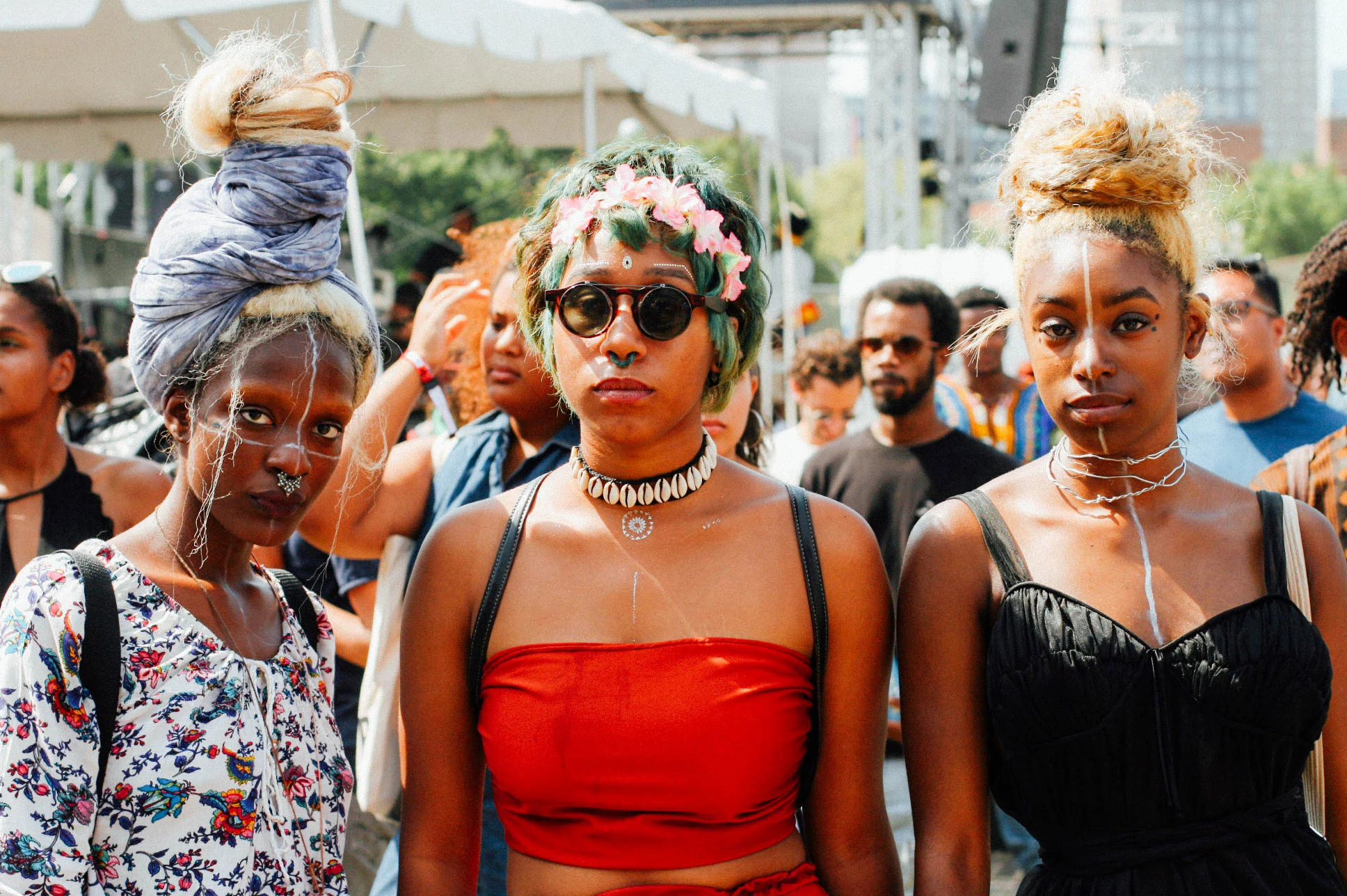 Beautiful people at #Afropunkfest .