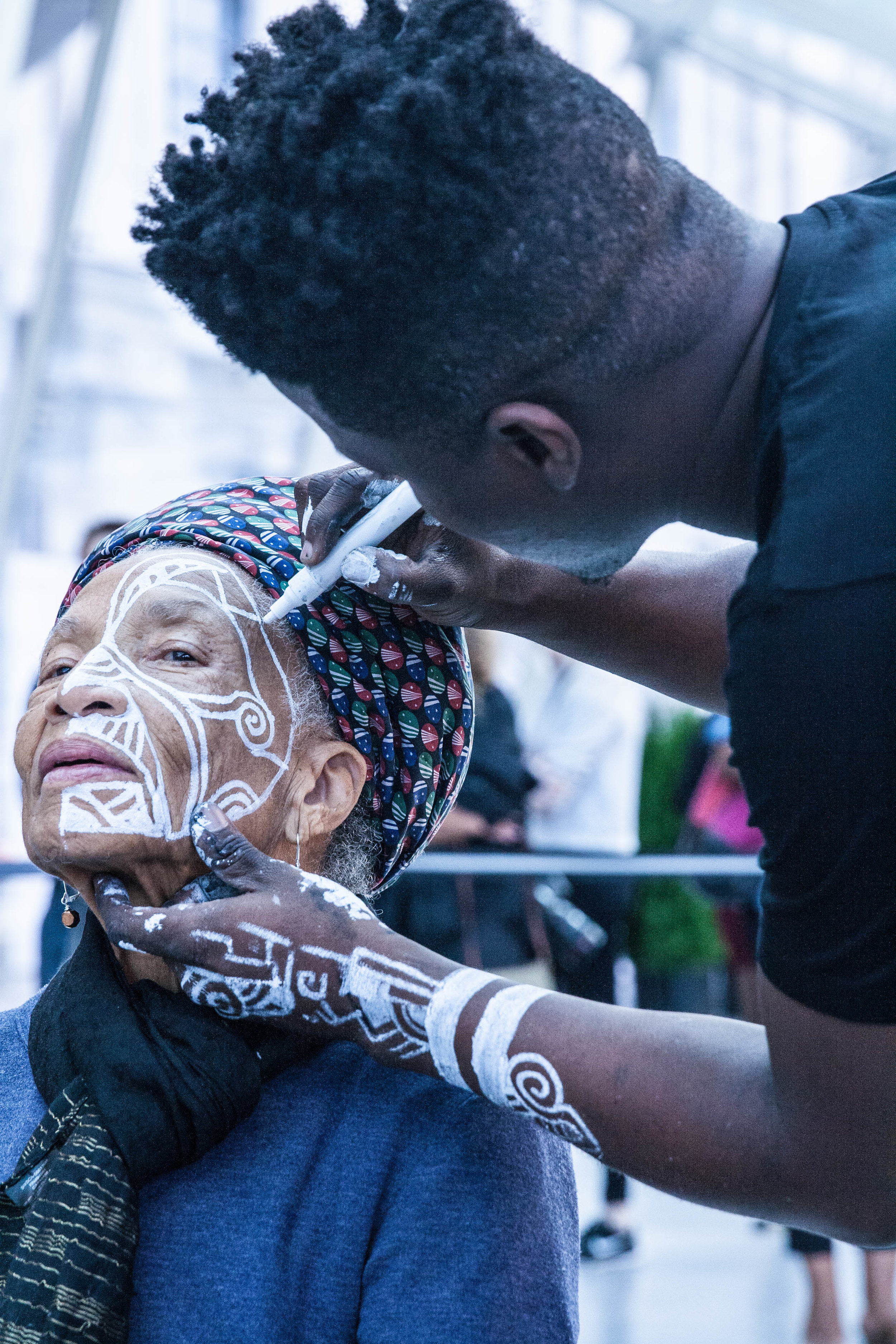 @laolunyc making at ART at the Brooklyn Museum. 