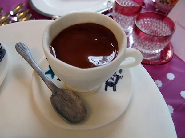 Tattoo Tea Party Cake (detail)