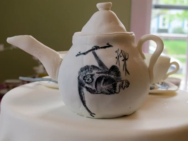 Tattoo Tea Party Cake (detail)