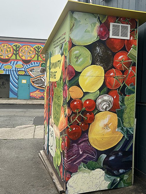 JP Community Fridge (right side view)
