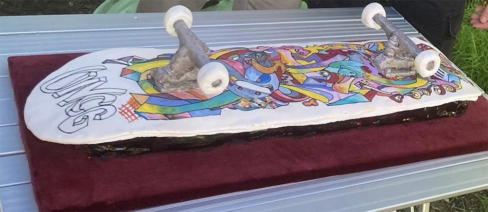 Skateboard Cake