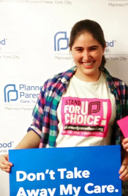 That's a vintage Planned Parenthood shirt, circa 2004.