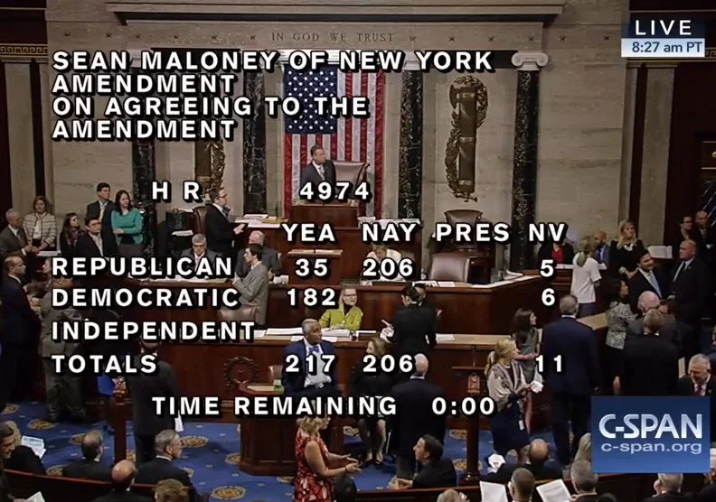 At 11:27am Eastern Standard Time (thank you C-SPAN!)