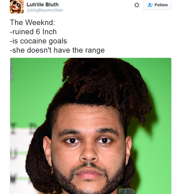 6 Inch was my least favorite song on Lemonade, and it was because of the Weeknd