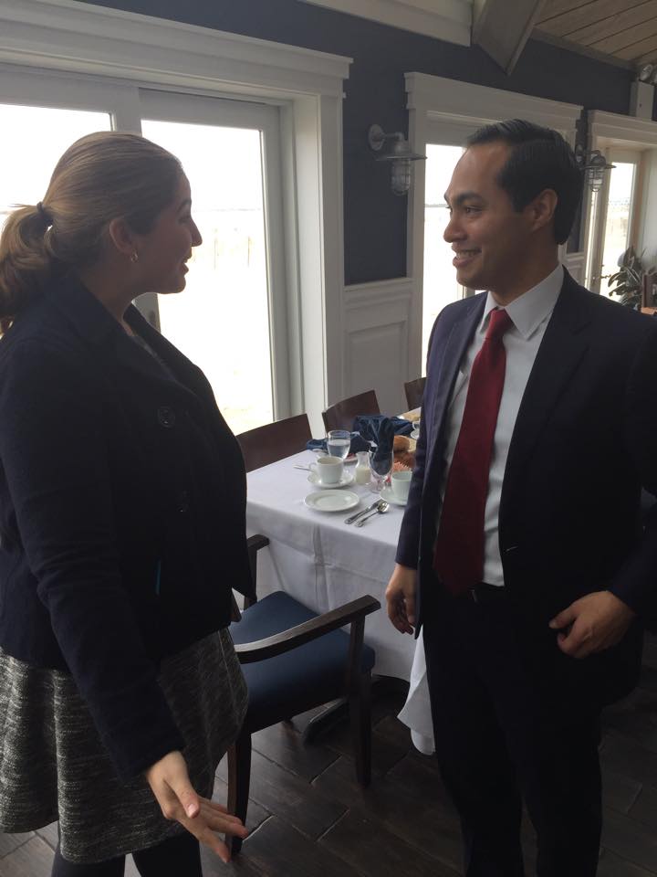 Me with Secretary Castro, who low-key looks like he wants to get out of this conversation.