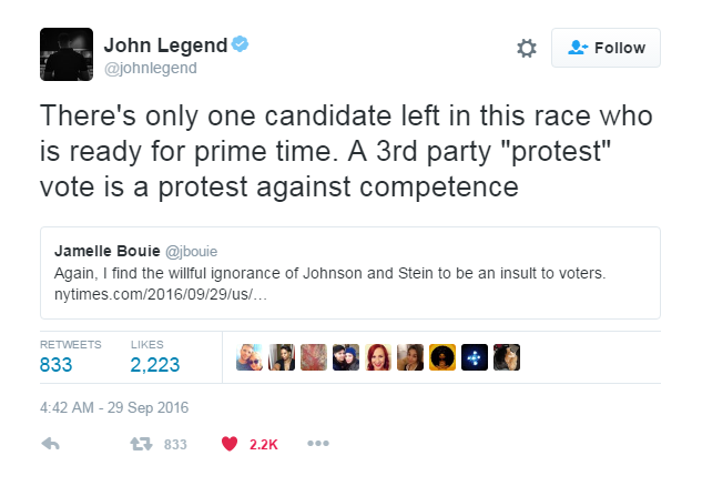 Thank you John Legend .