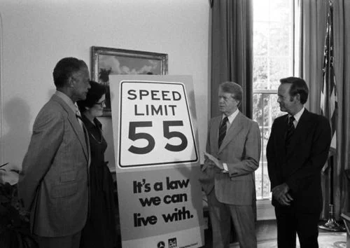 *sustained booing for a lower speed limit*