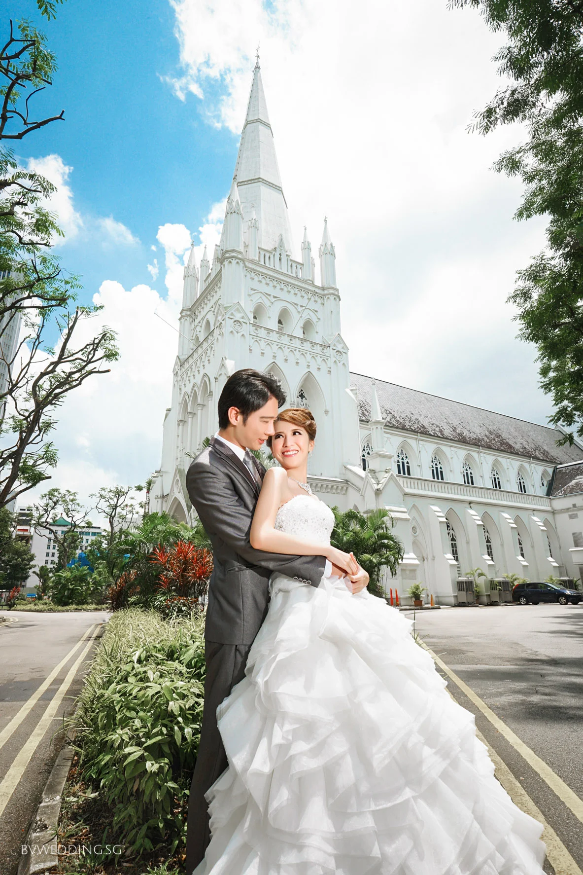 Pre-wedding Photoshoot at St.Andrew Catherdral