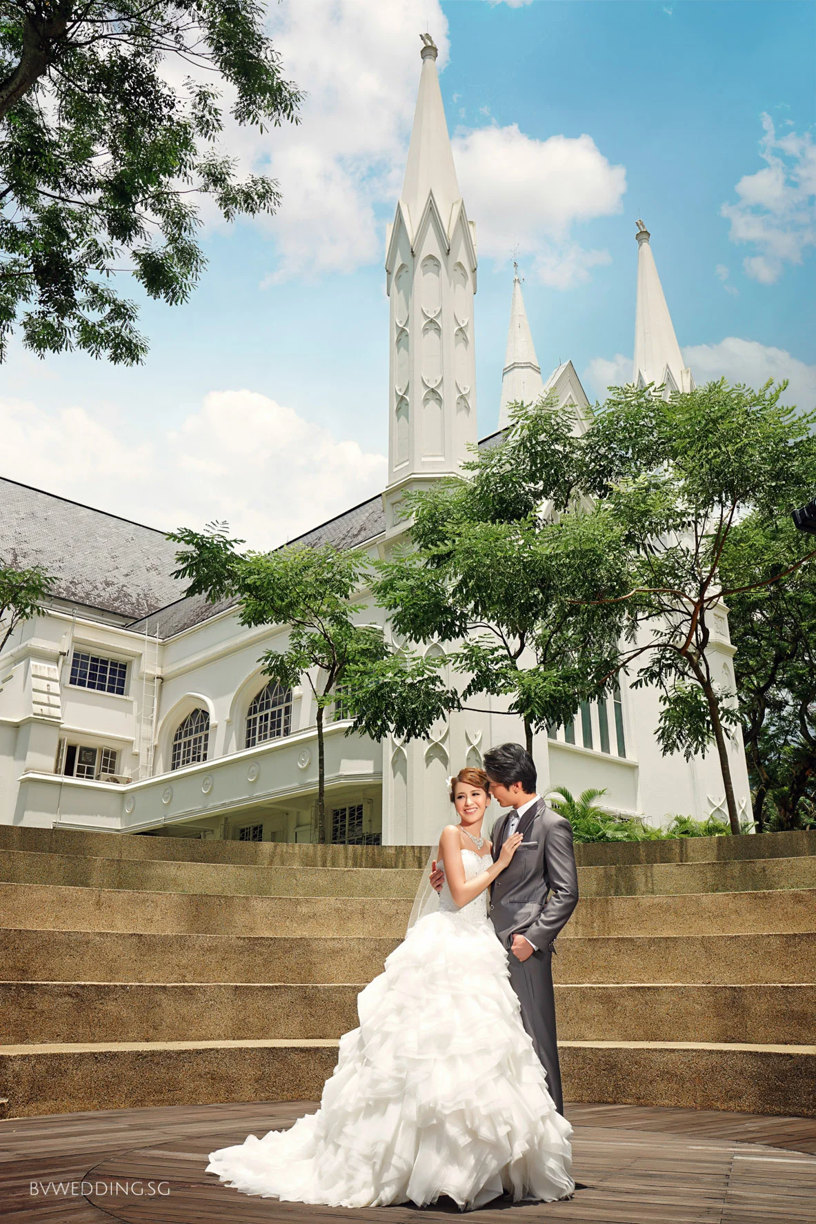 Pre-wedding Photoshoot at St.Andrew Catherdral