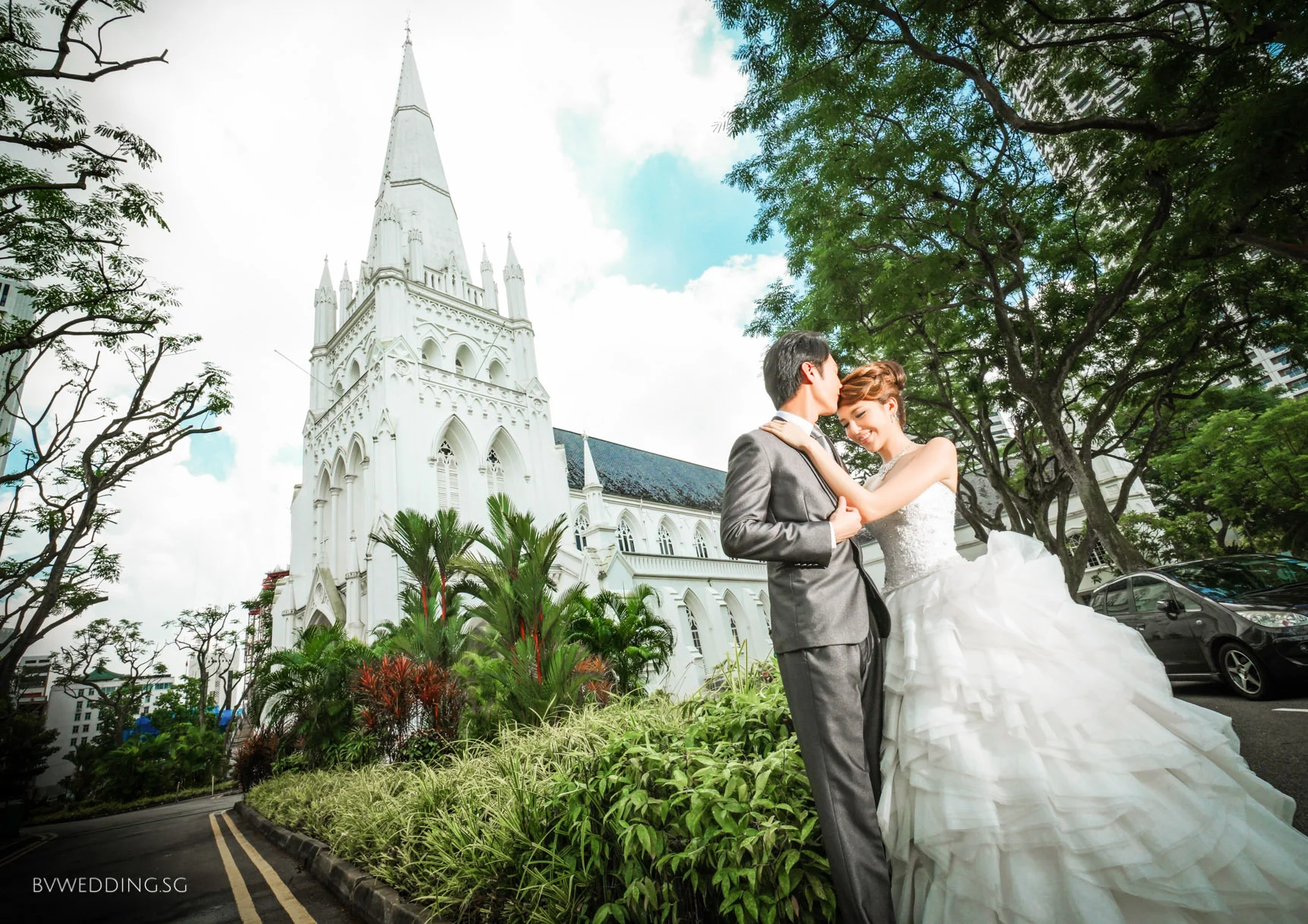 Pre-wedding Photoshoot at St.Andrew Catherdral