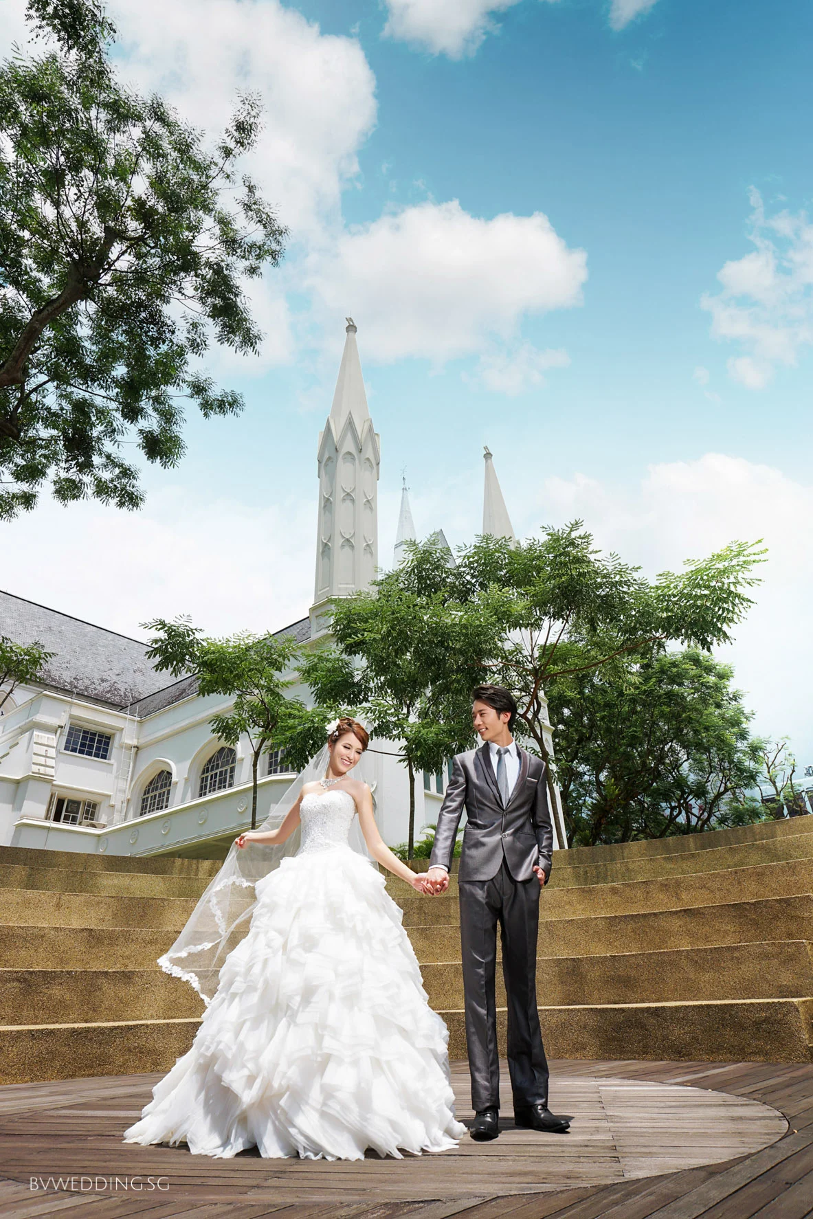 Pre-wedding Photoshoot at St.Andrew Catherdral