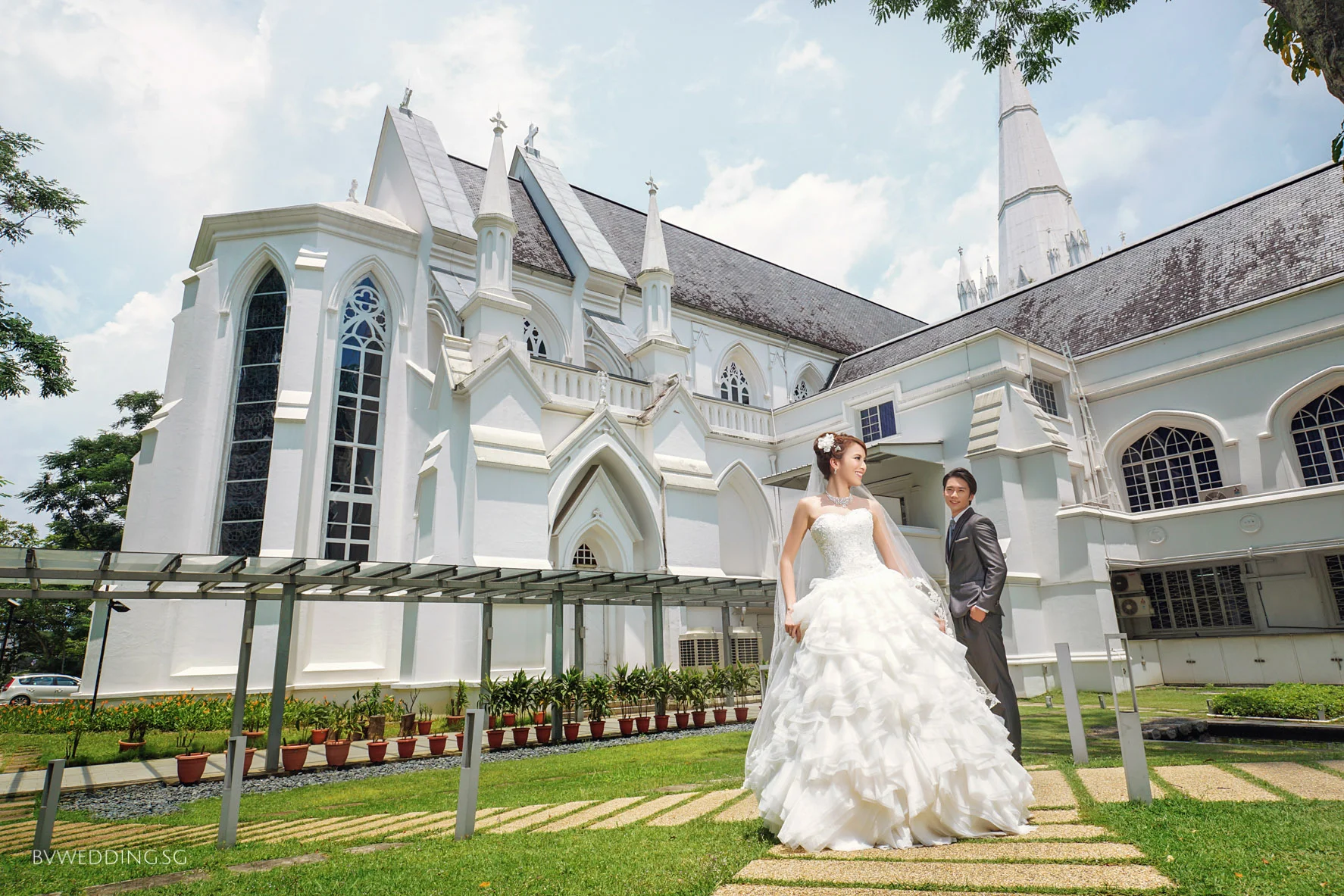 Pre-wedding Photoshoot at St.Andrew Catherdral