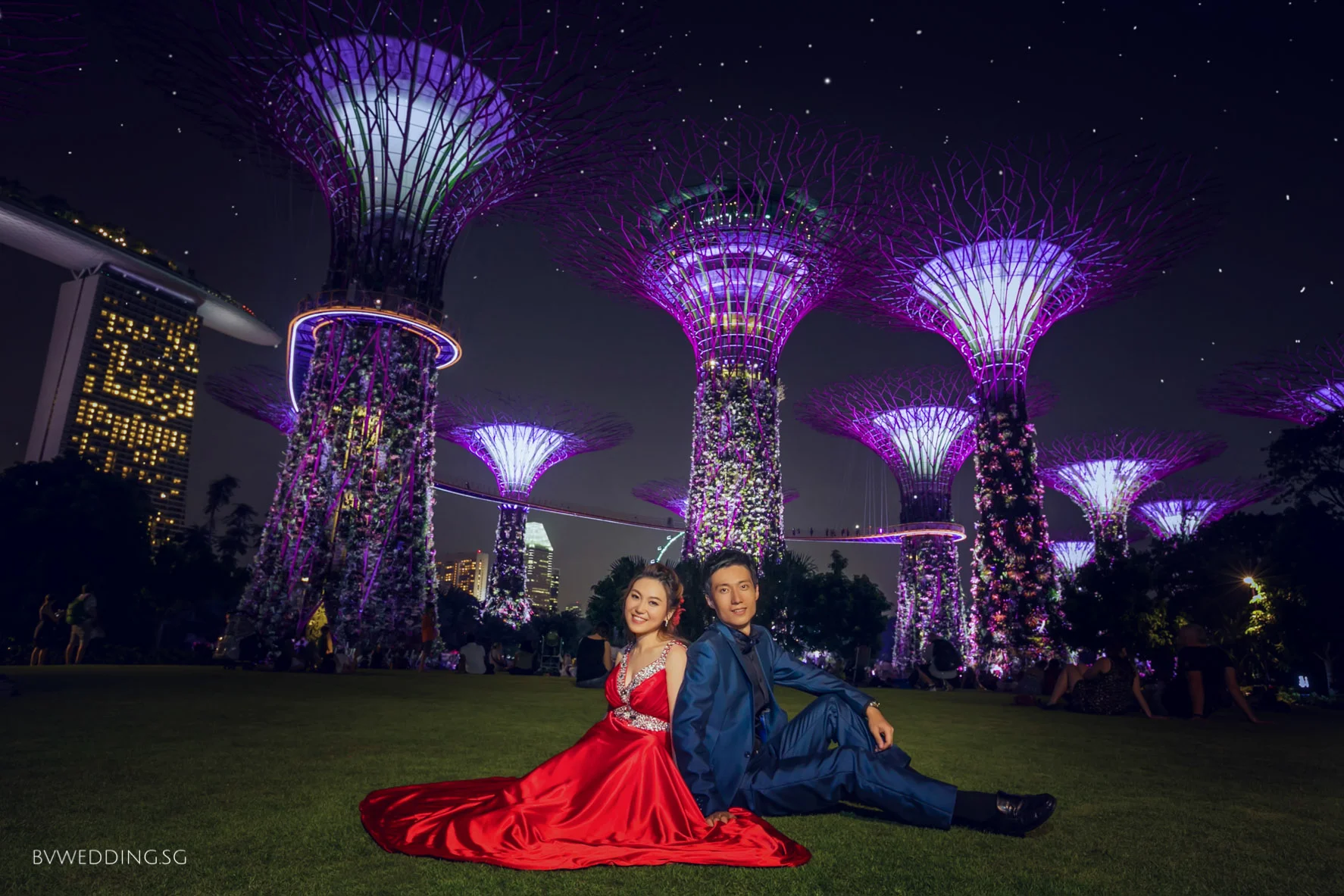 Pre-wedding Photoshoot at Gardens by the Bay