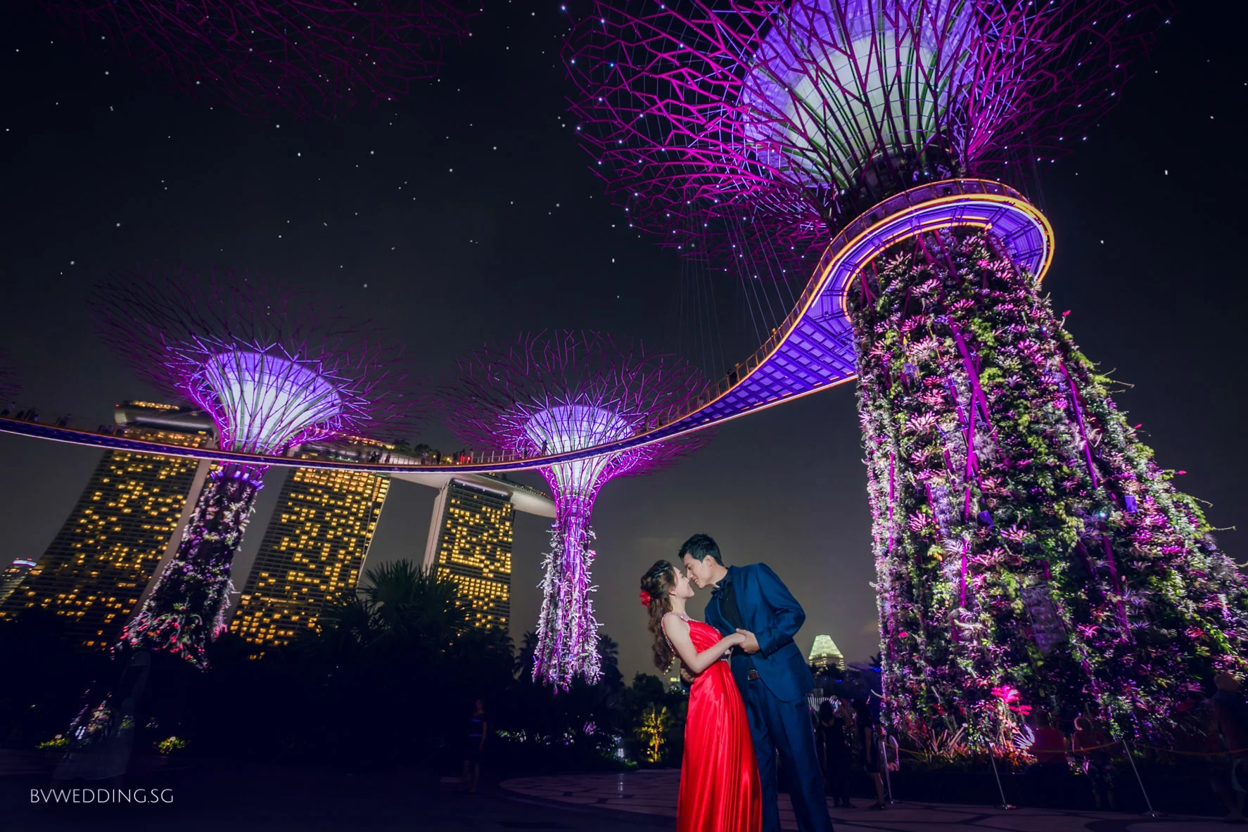 Pre-wedding Photoshoot at Gardens by the Bay