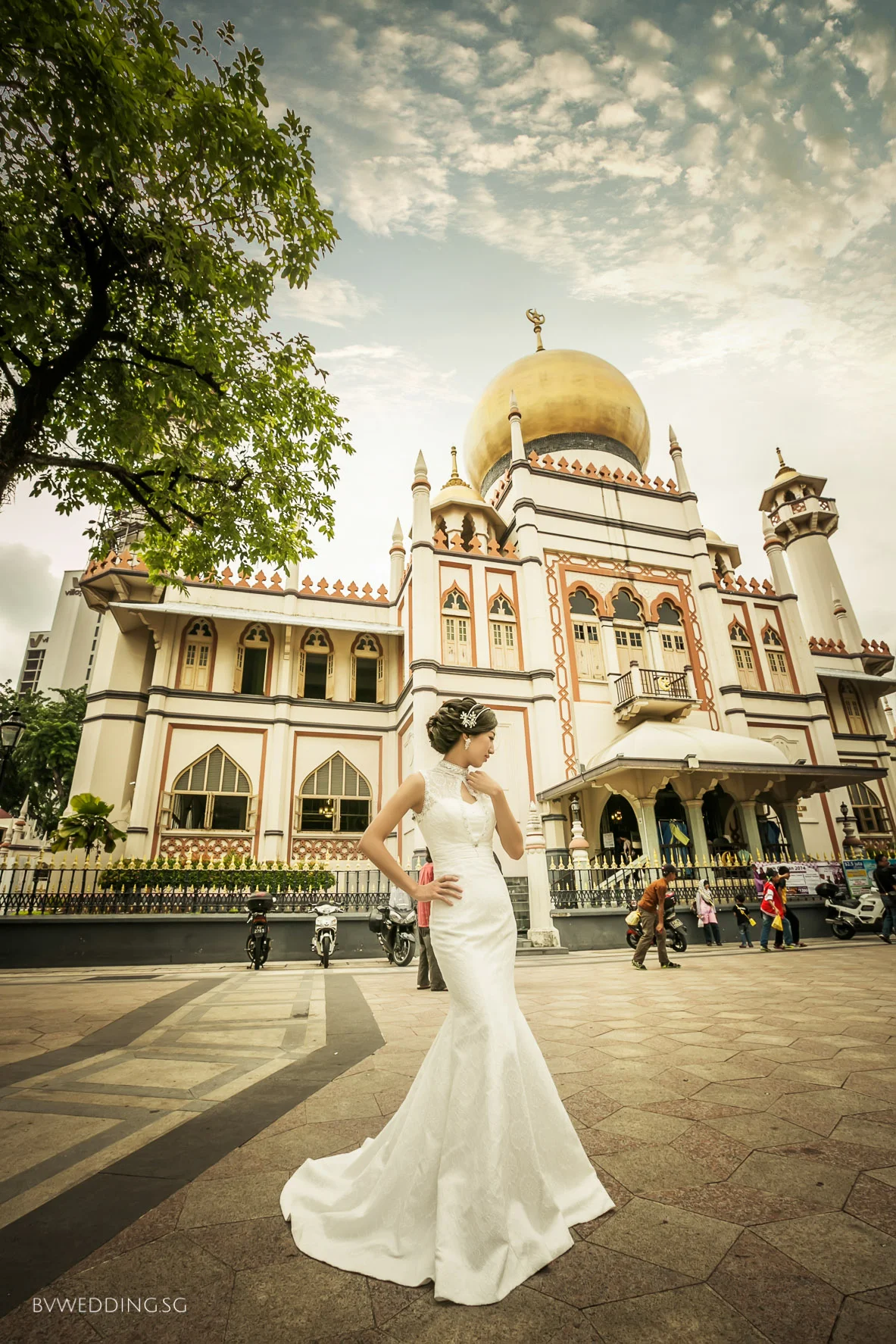 Pre-wedding Photoshoot at Sultan Mosque