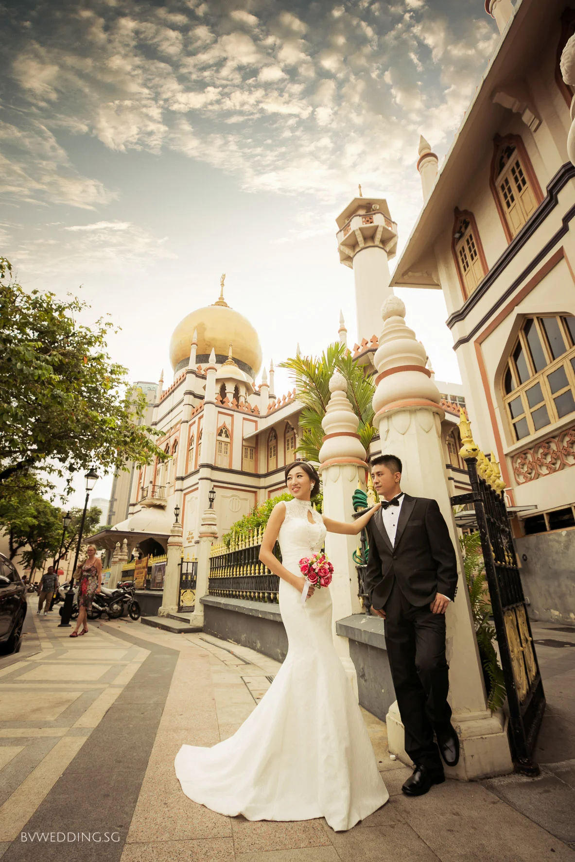 Pre-wedding Photoshoot at Sultan Mosque