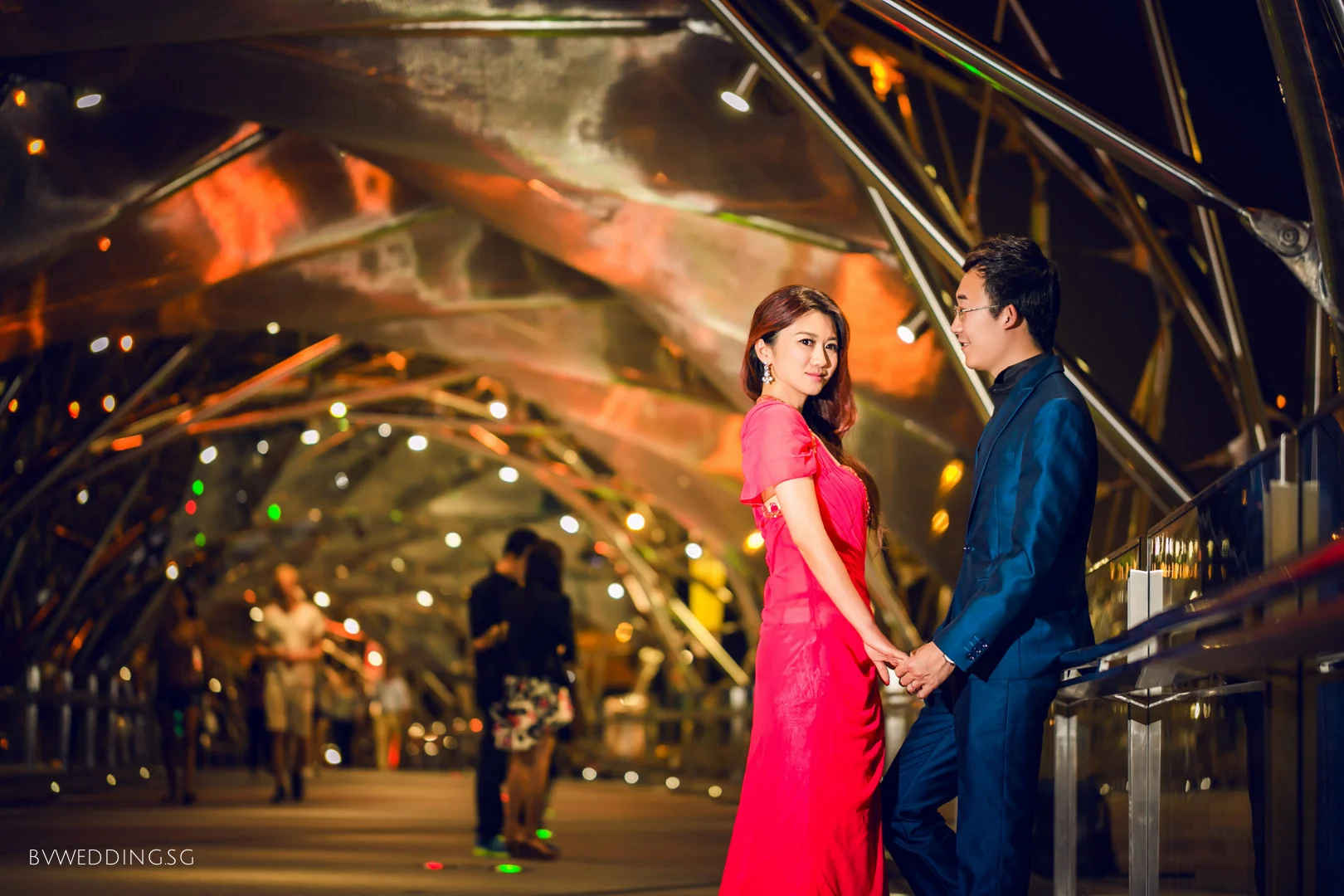 Pre-wedding Photoshoot at Helix Bridge