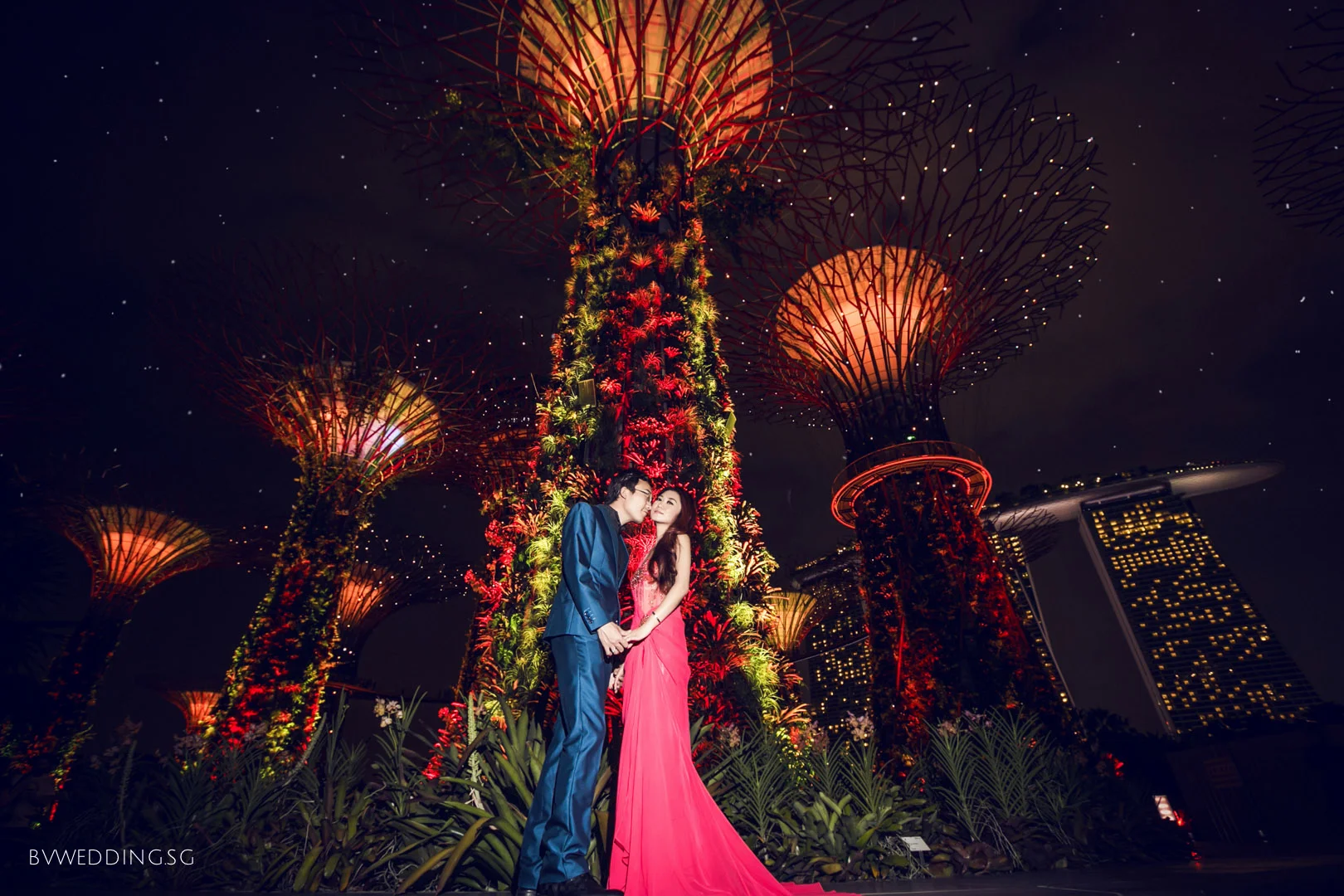 Pre-wedding Photoshoot at Gardens by the Bay