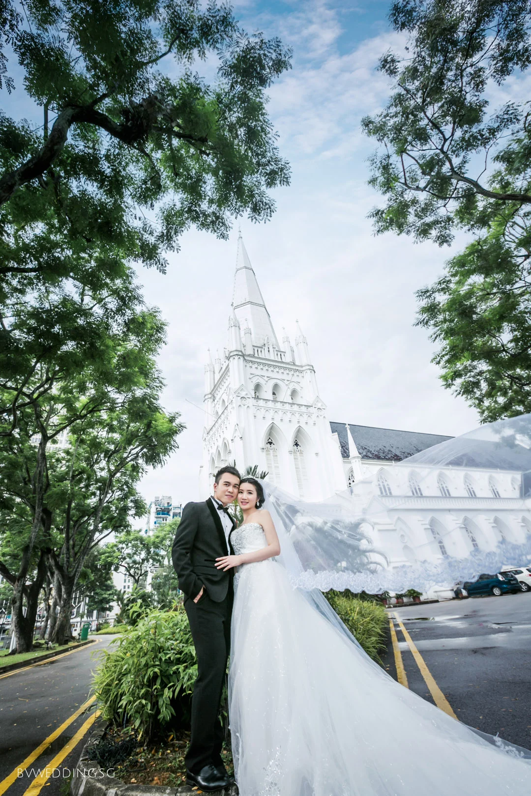 Pre-wedding Photoshoot at St.Andrew's Cathedral