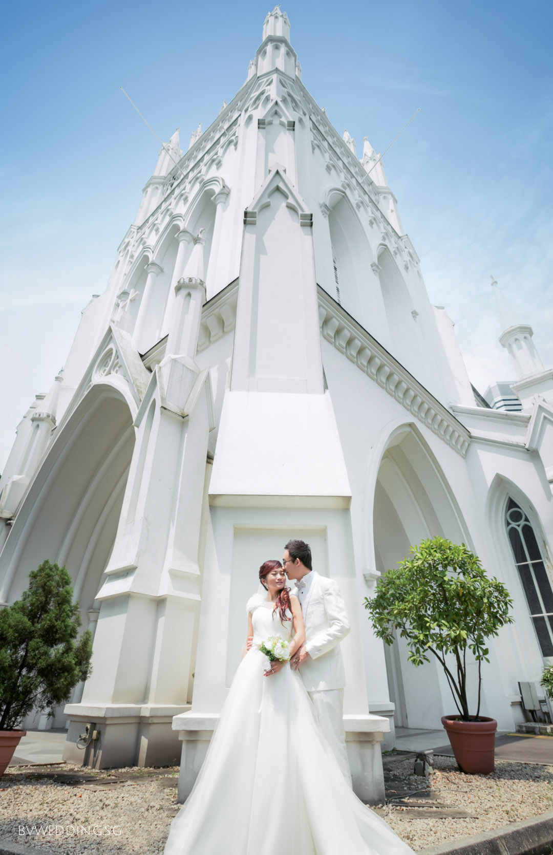 Pre-wedding Photoshoot at St.Andrew's Cathedral