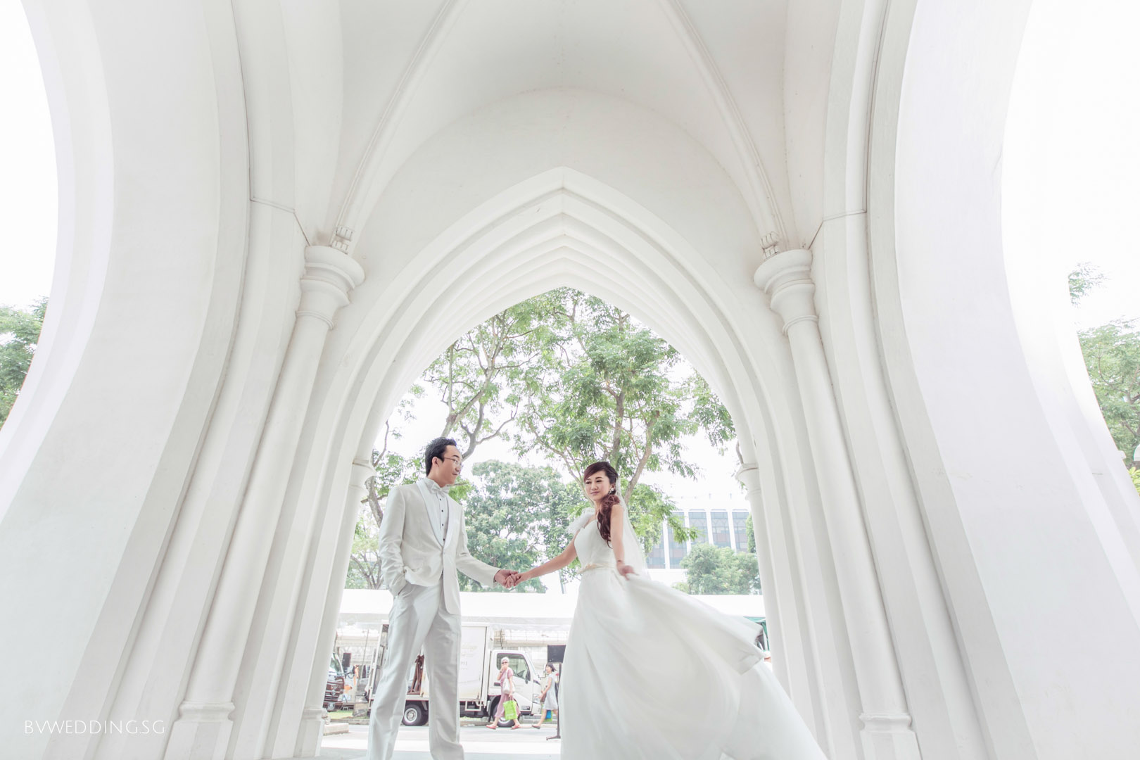 Pre-wedding Photoshoot at St.Andrew's Cathedral