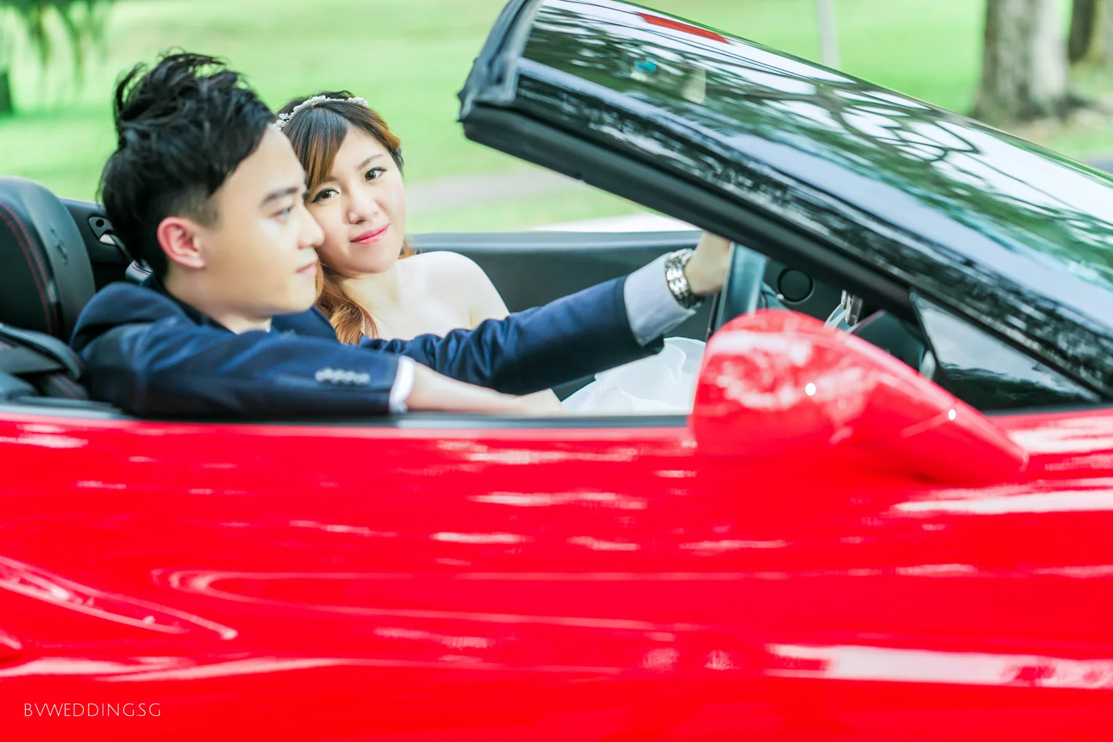 Pre-wedding Photoshoot with Ferrari