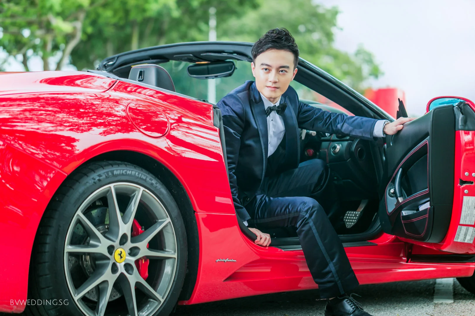 Pre-wedding Photoshoot with Ferrari