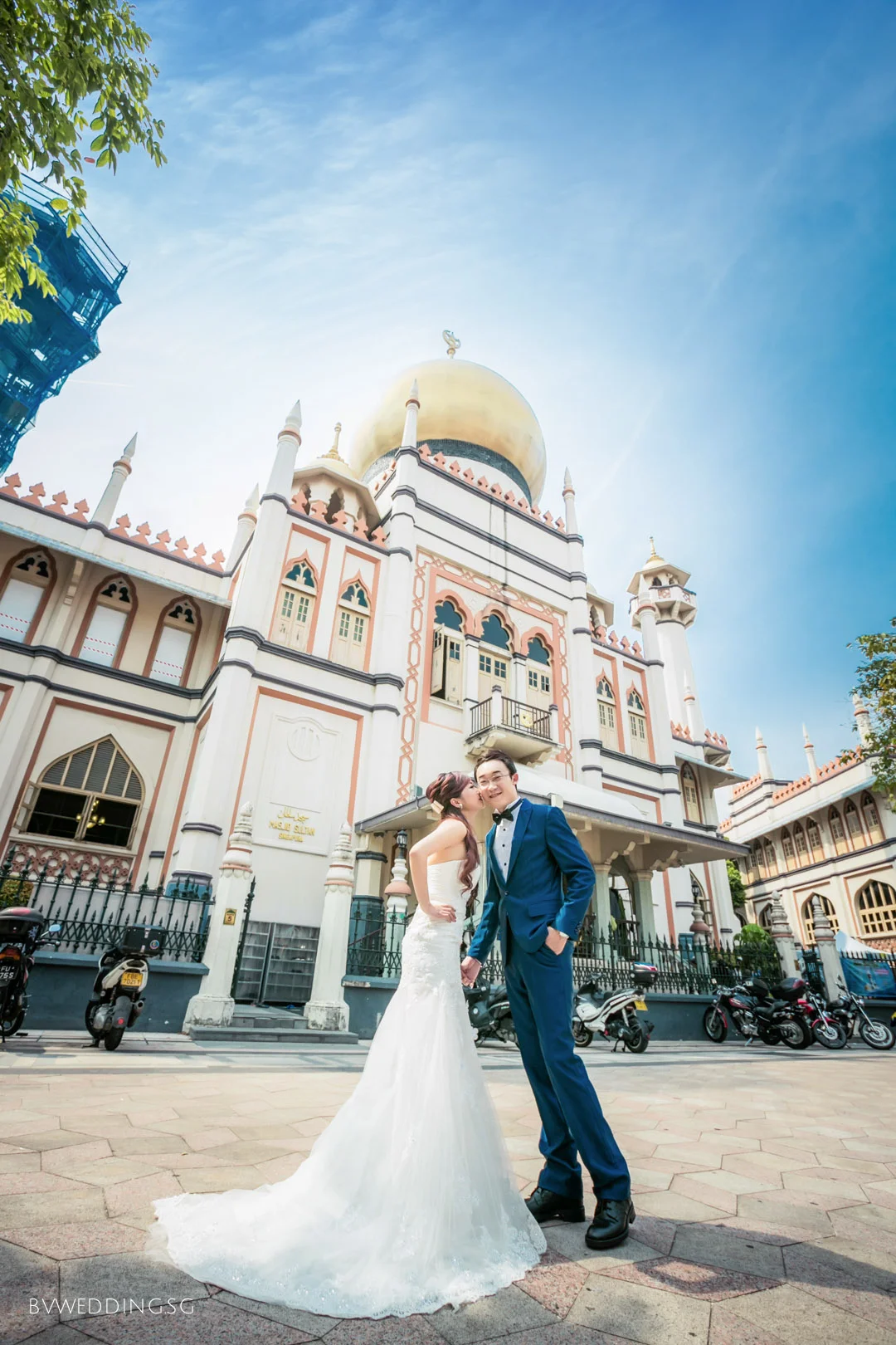 Pre-wedding photoshoot at haji lane