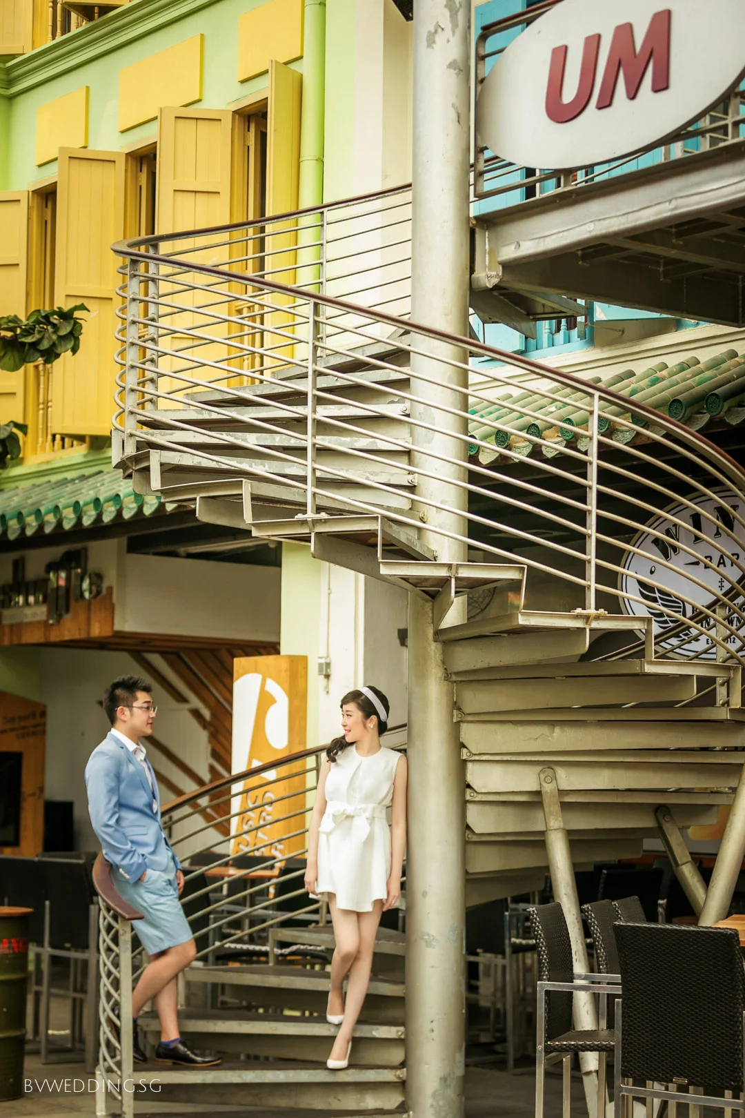 Casual photoshoot at Clarke Quay