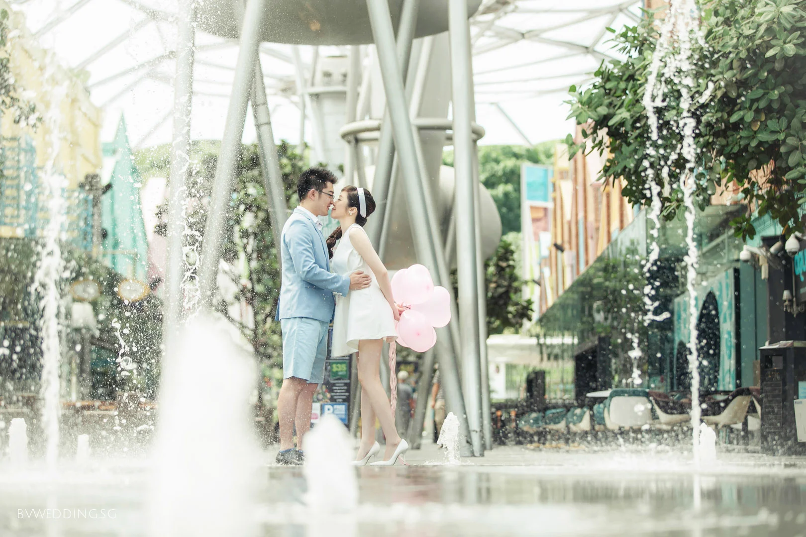 Casual photoshoot at Clarke Quay