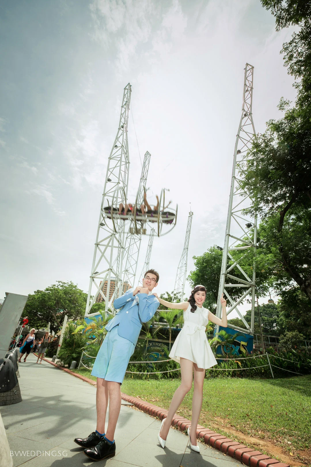 Casual photoshoot at Clarke Quay