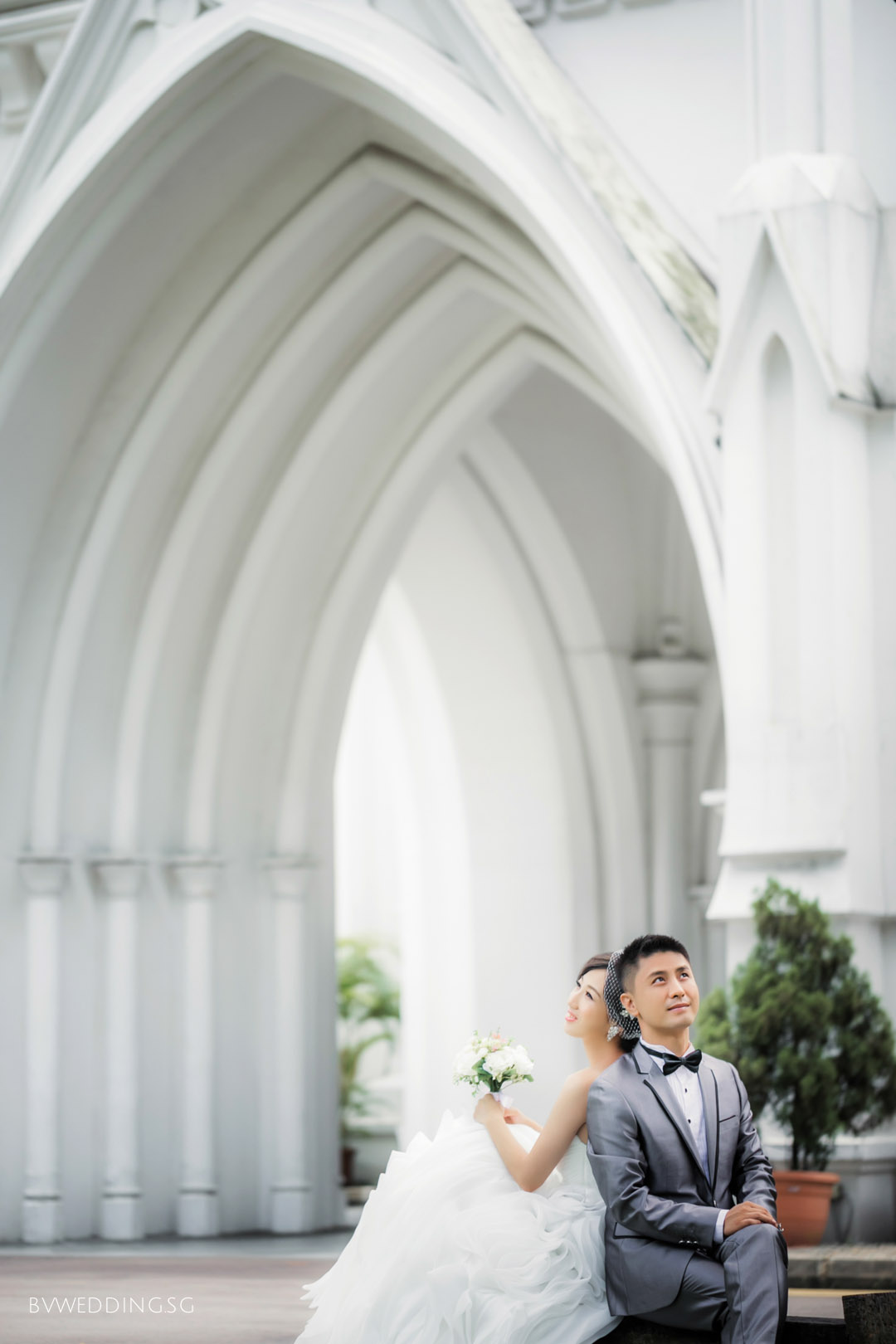pre-wedding Photoshoot at St.Andrew Cathedral