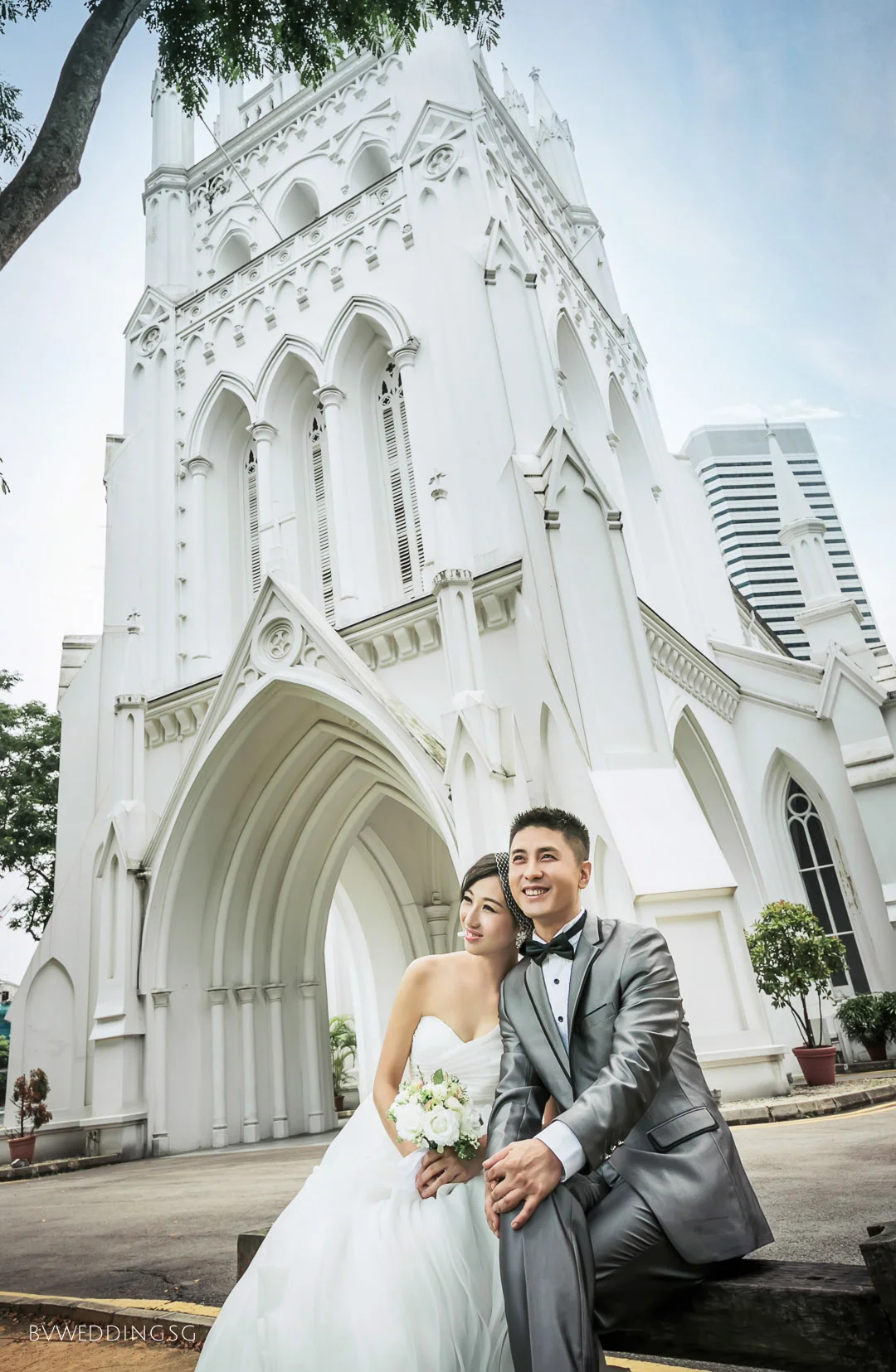 pre-wedding Photoshoot at St.Andrew Cathedral