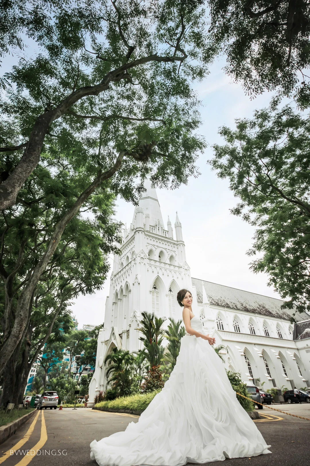 pre-wedding Photoshoot at St.Andrew Cathedral